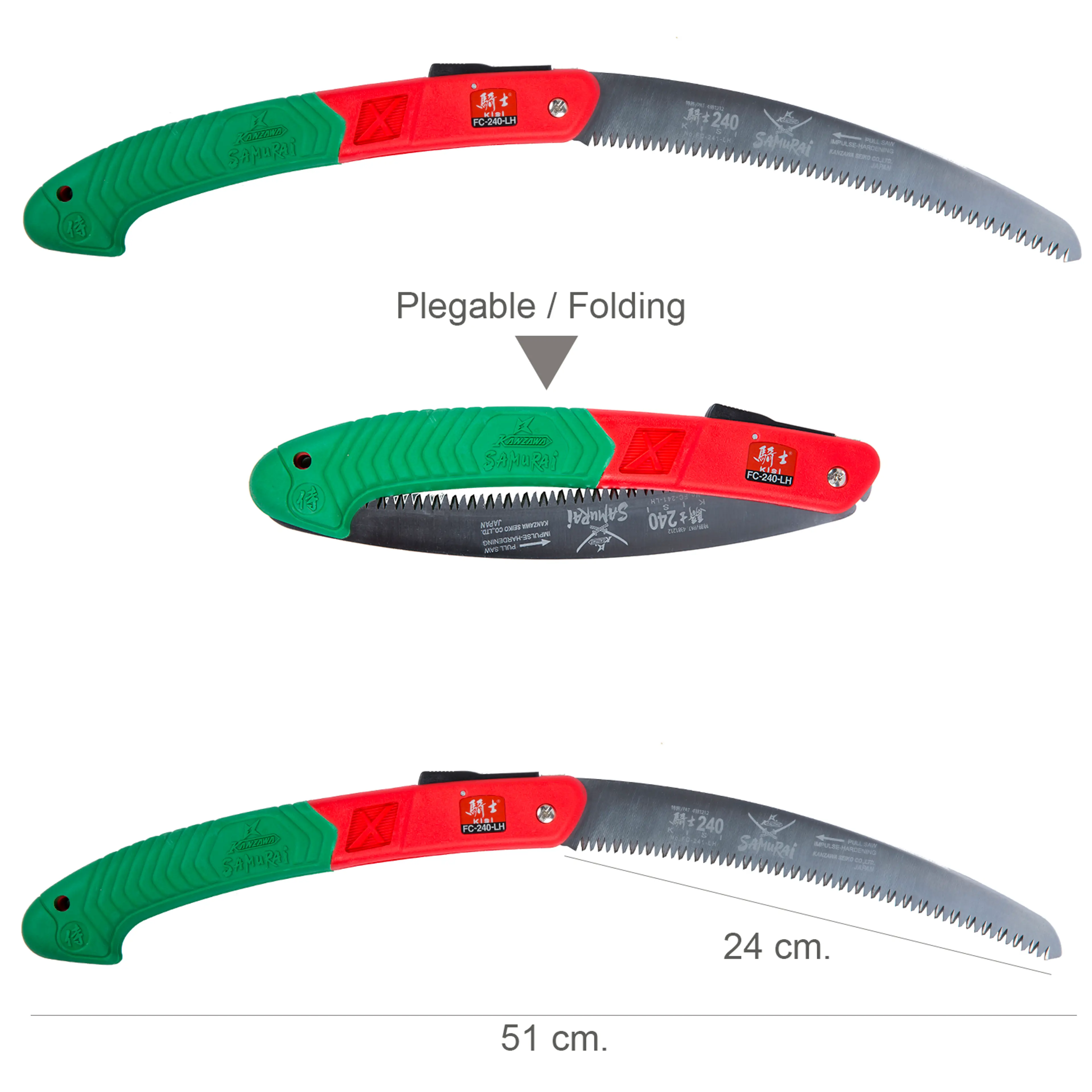 SERRUCHO SAMURAI GC PLEGABLE 240 MM