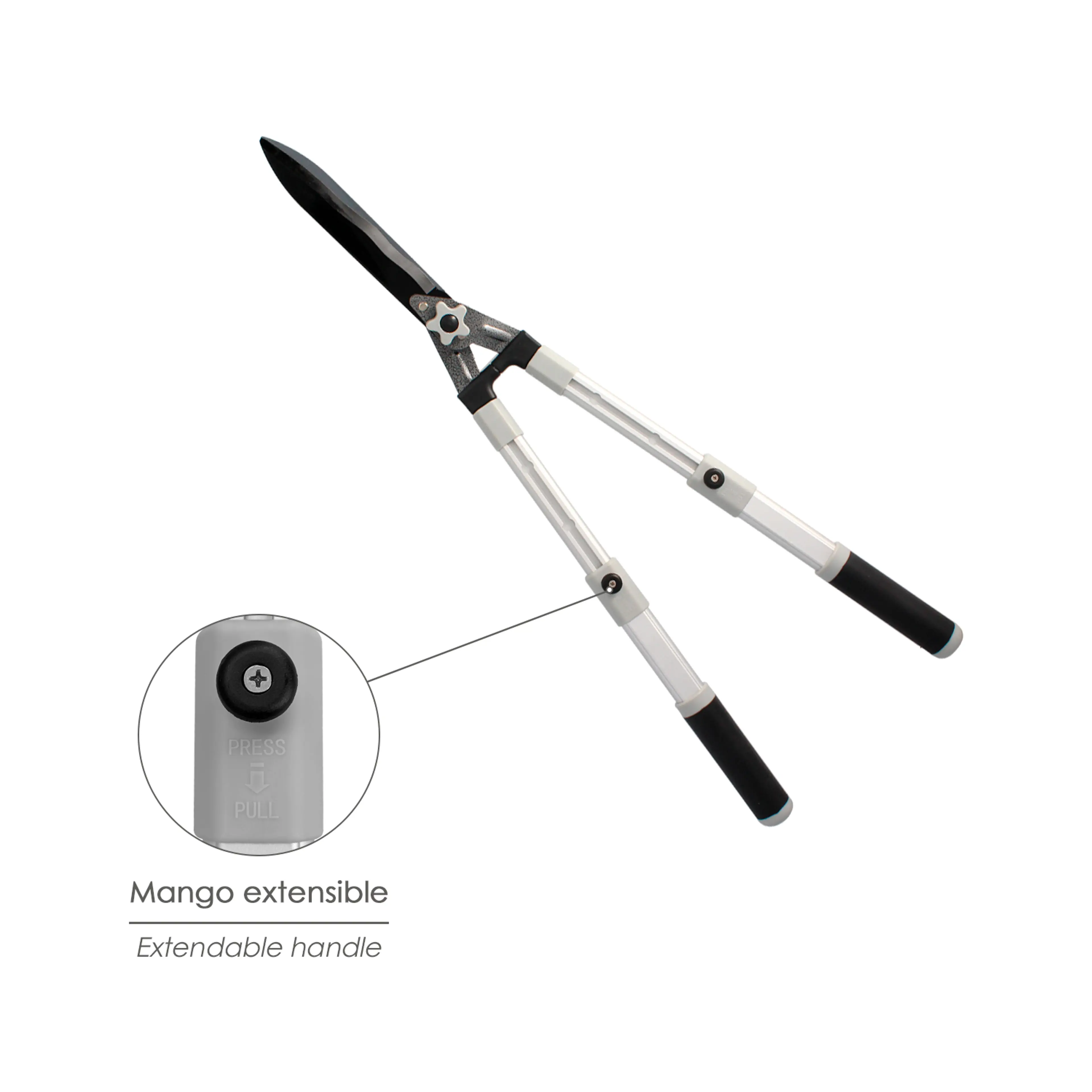 TIJERA PODAR SETOS 2 MANOS ALUMINIO