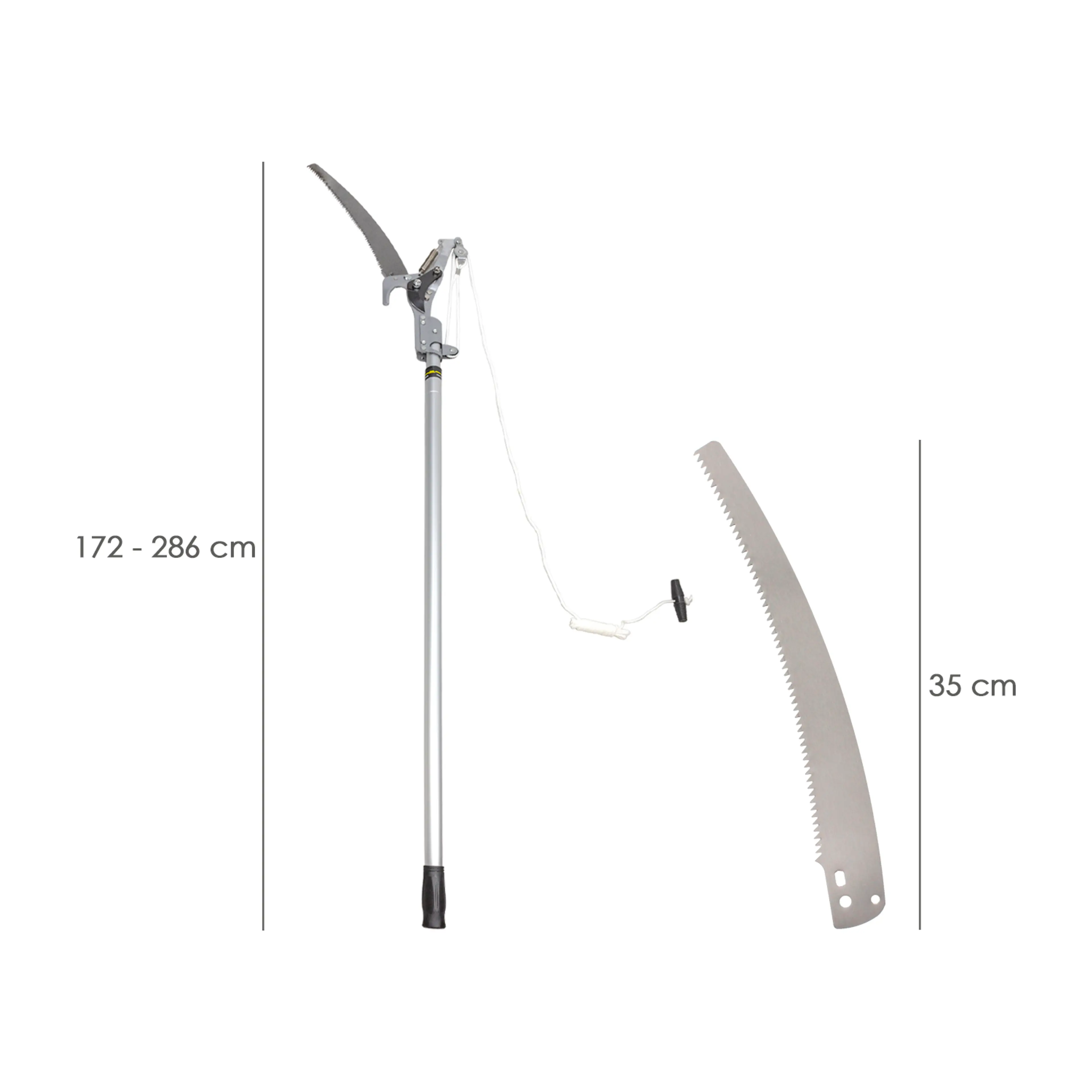 CORTARRAMAS CON SERRUCHO MANGO ALUM