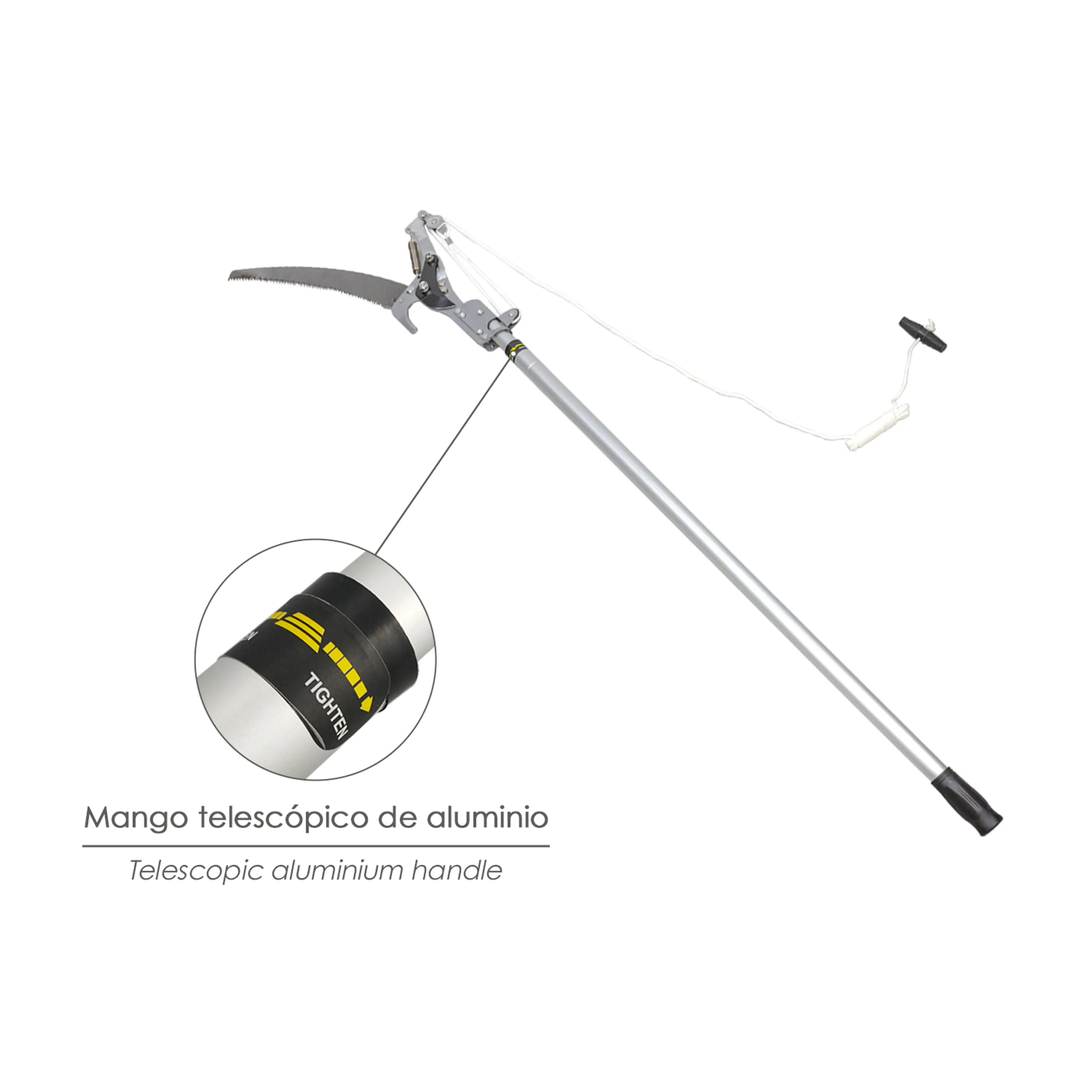 CORTARRAMAS CON SERRUCHO MANGO ALUM