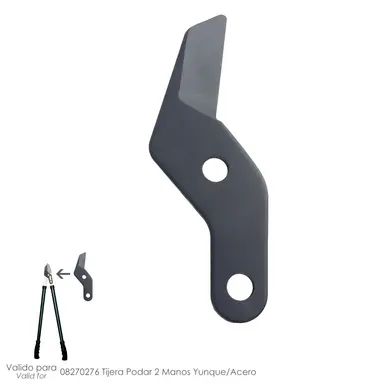 HOJA RECAMBIO TIJERA YUNQUE 0827027