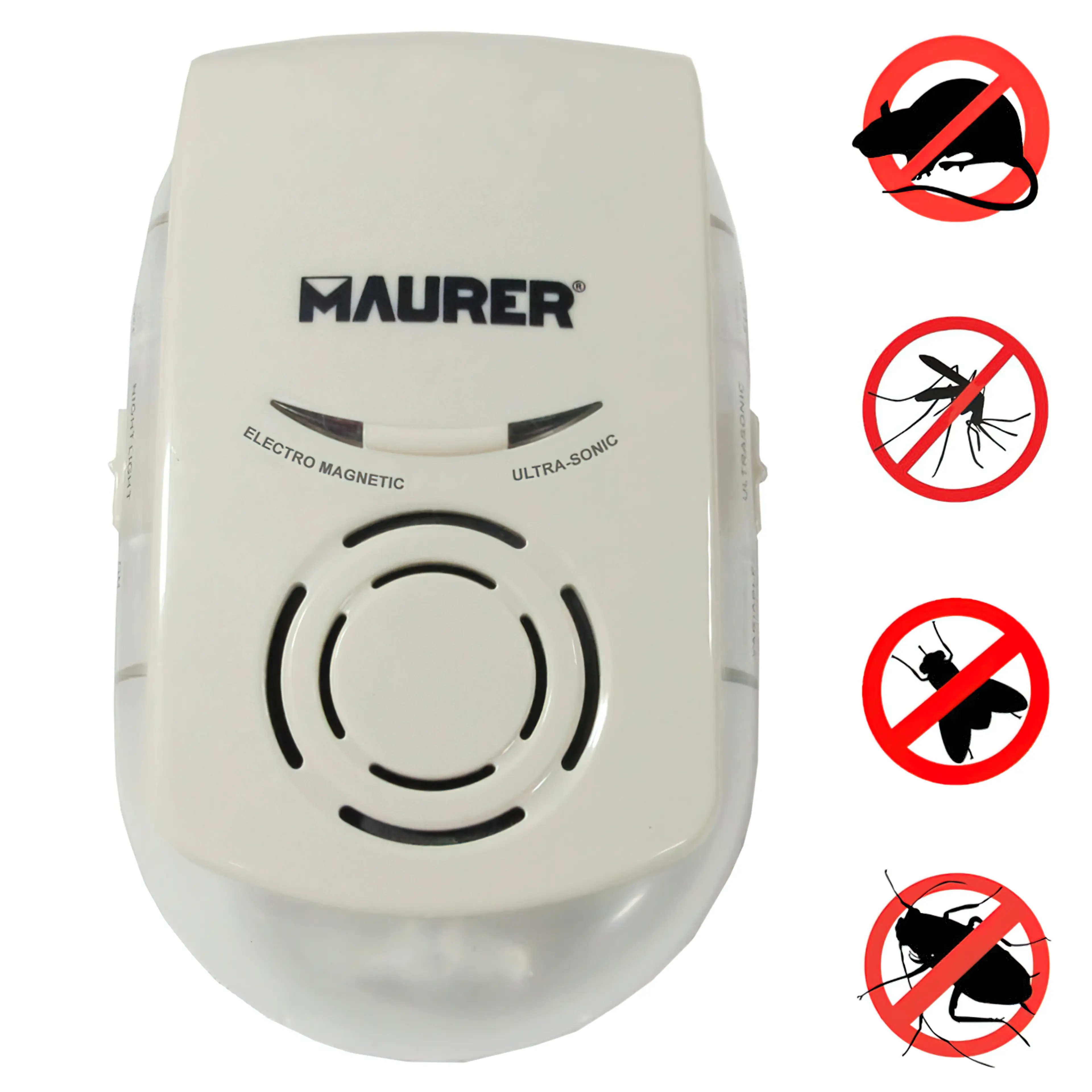 AHUYENTADOR ULTRASONIDOS Y ELECTROM