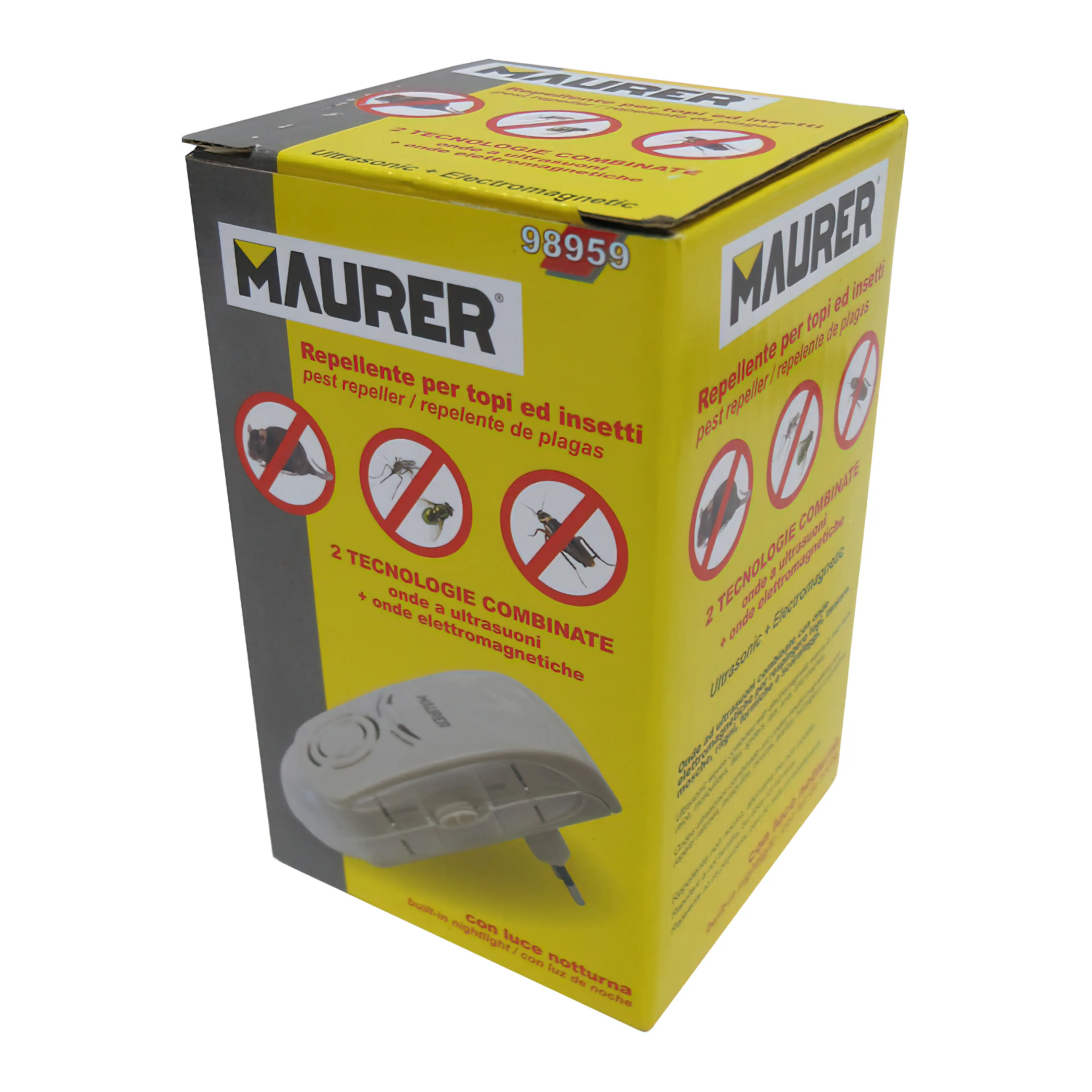 AHUYENTADOR ULTRASONIDOS Y ELECTROM