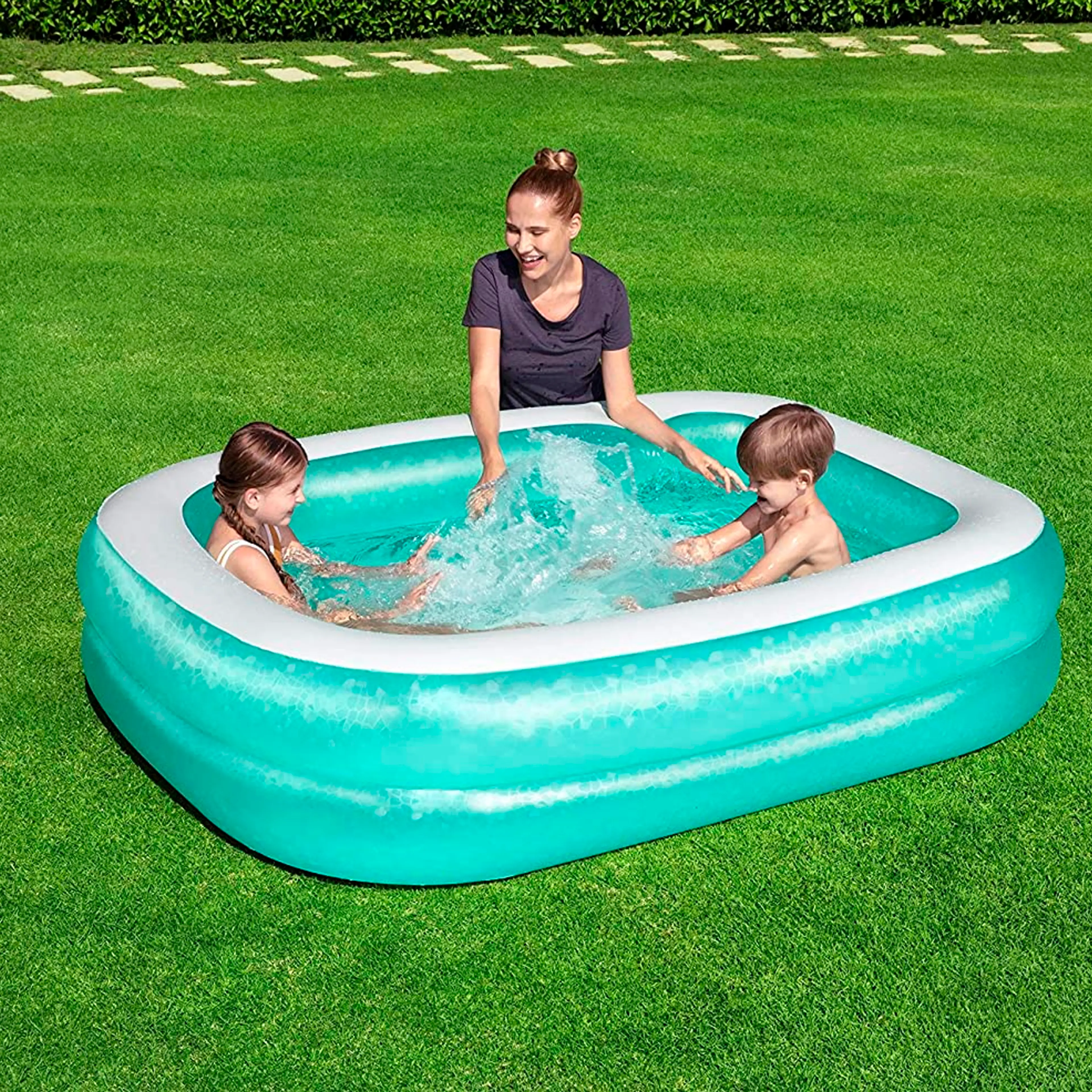 PISCINA INFLABLE RECTANGULAR 201X15