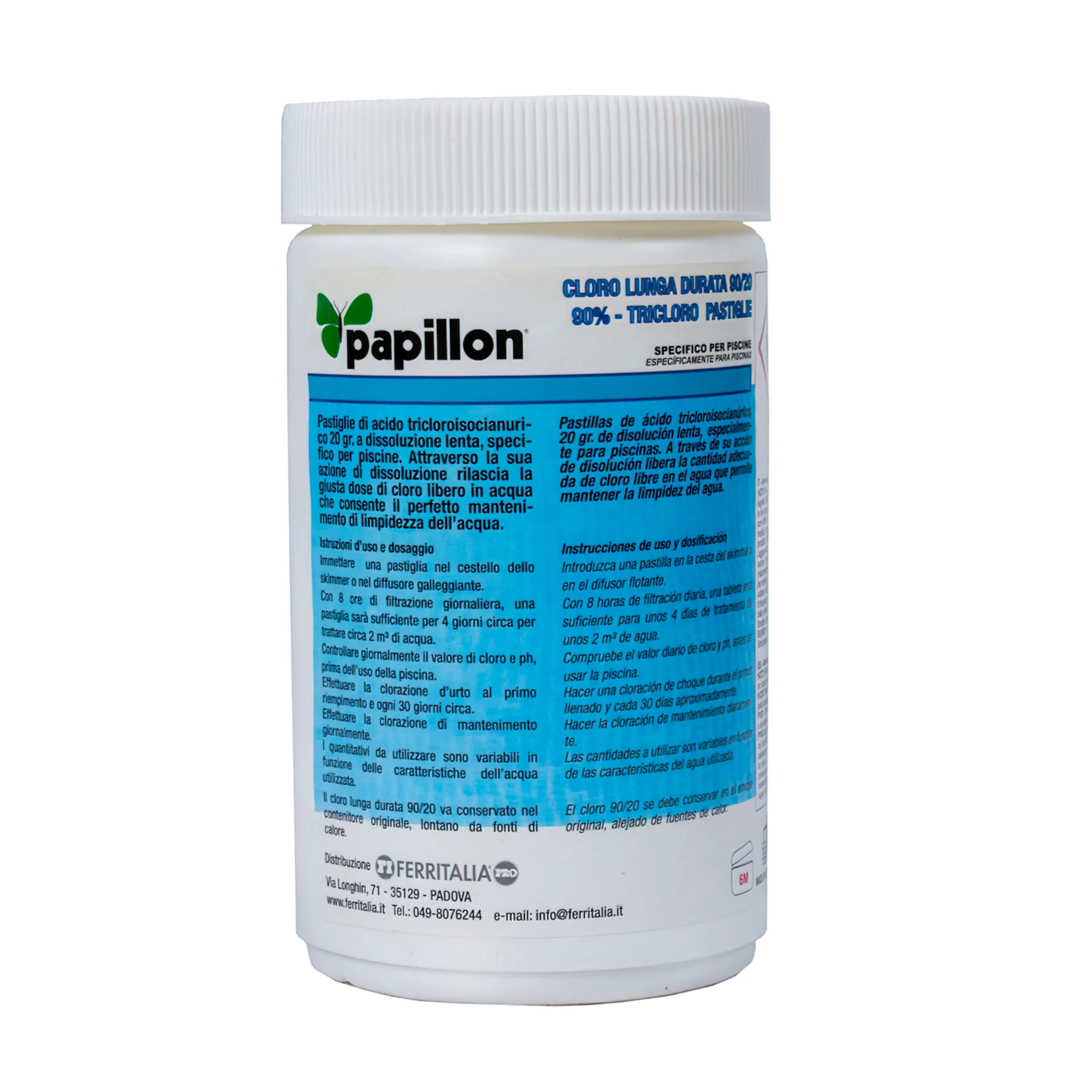 CLORO LENTO MANTENIMIENTO 90% PASTI