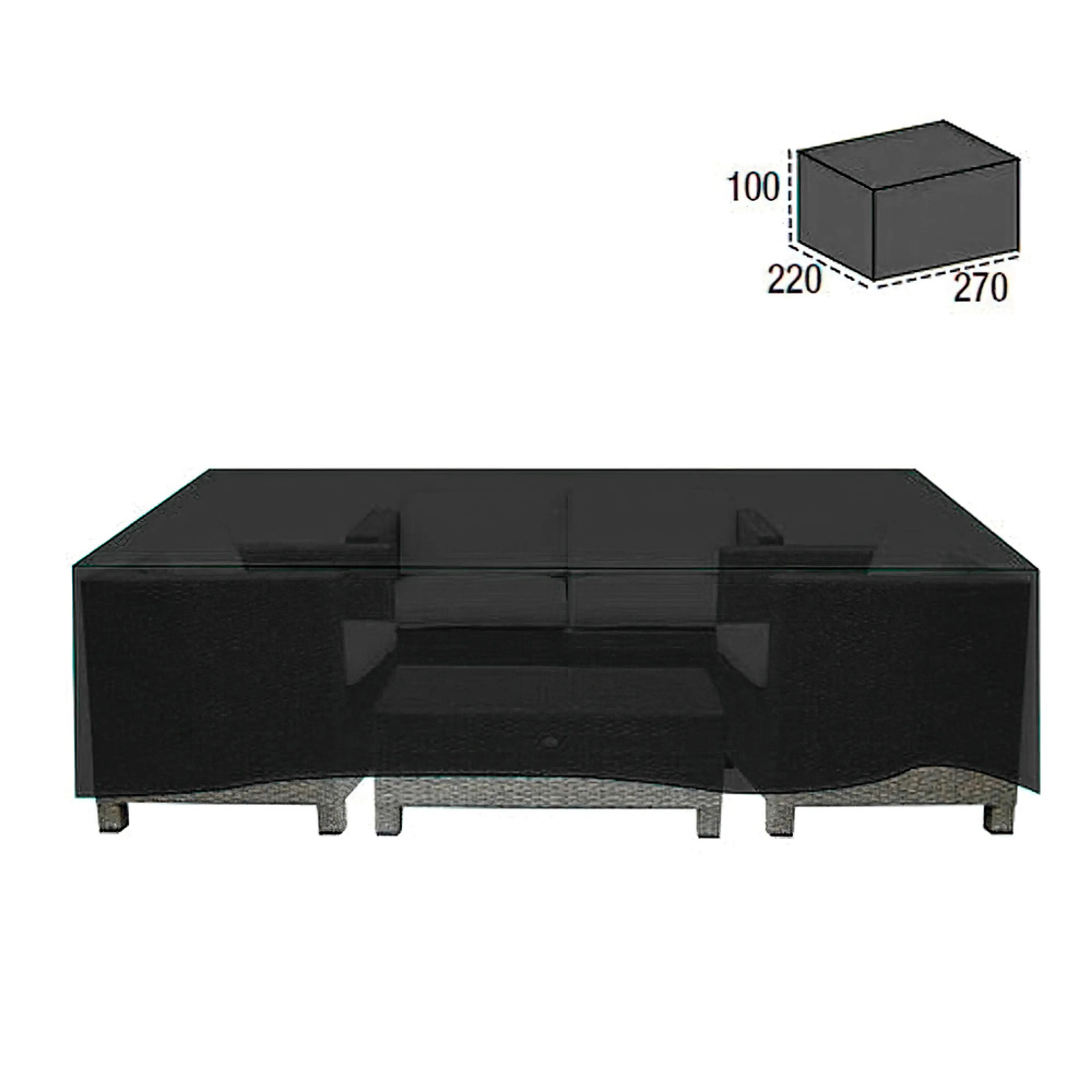 FUNDA CUBRE MESA / CONJUNTO 100X220