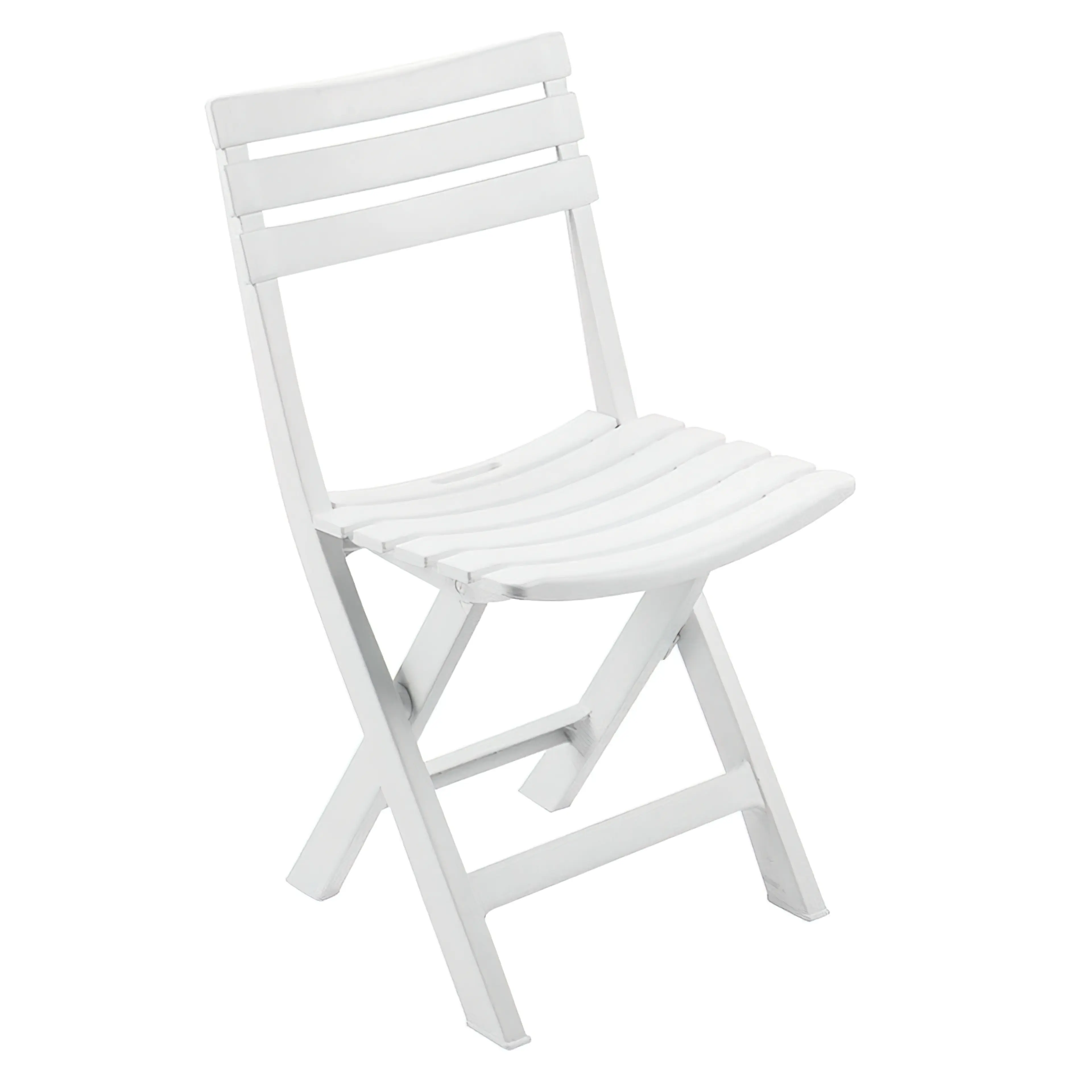 SILLA RESINA PLEGABLE BLANCA "BIRKI