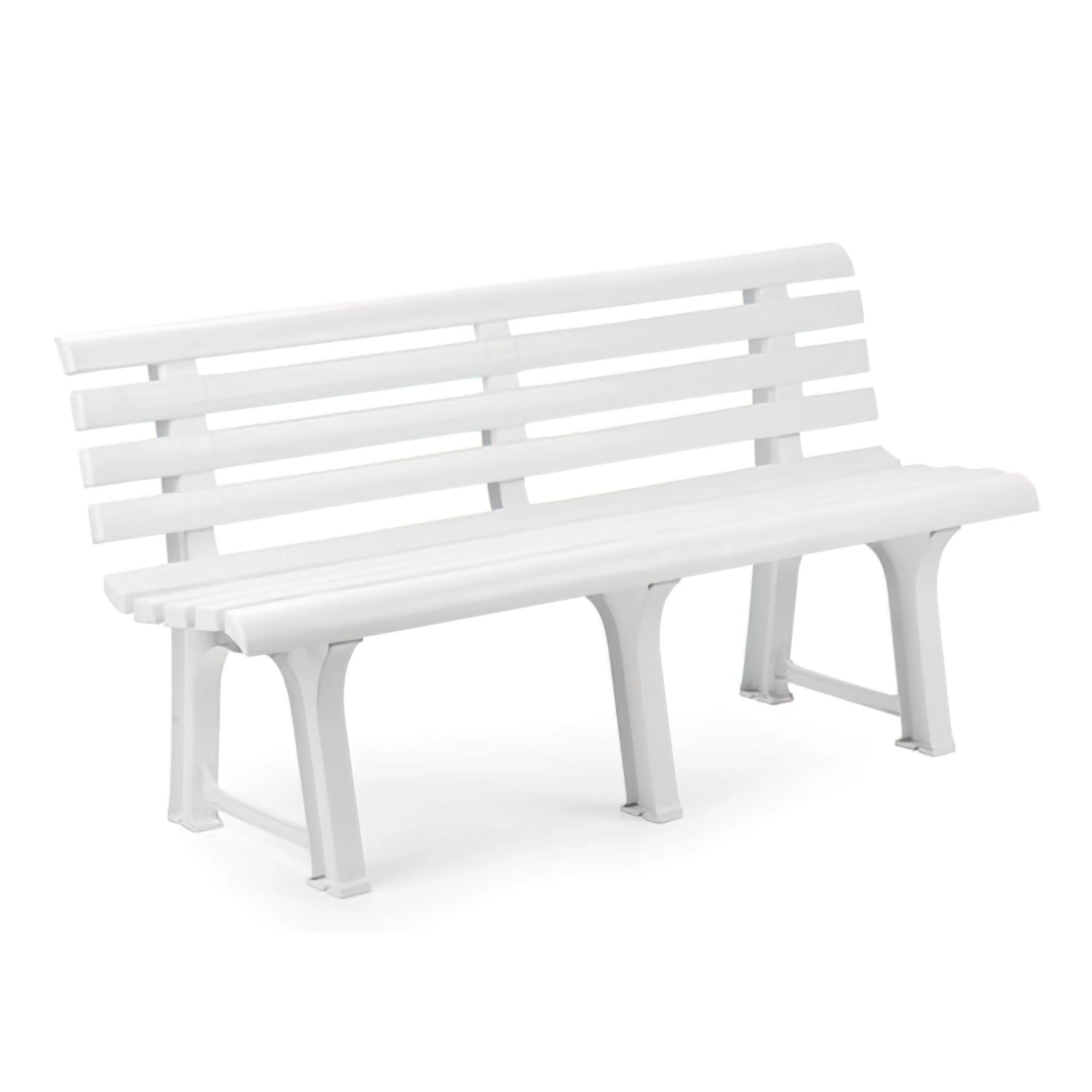 BANCO  JARDIN RESINA BLANCO 145X49 