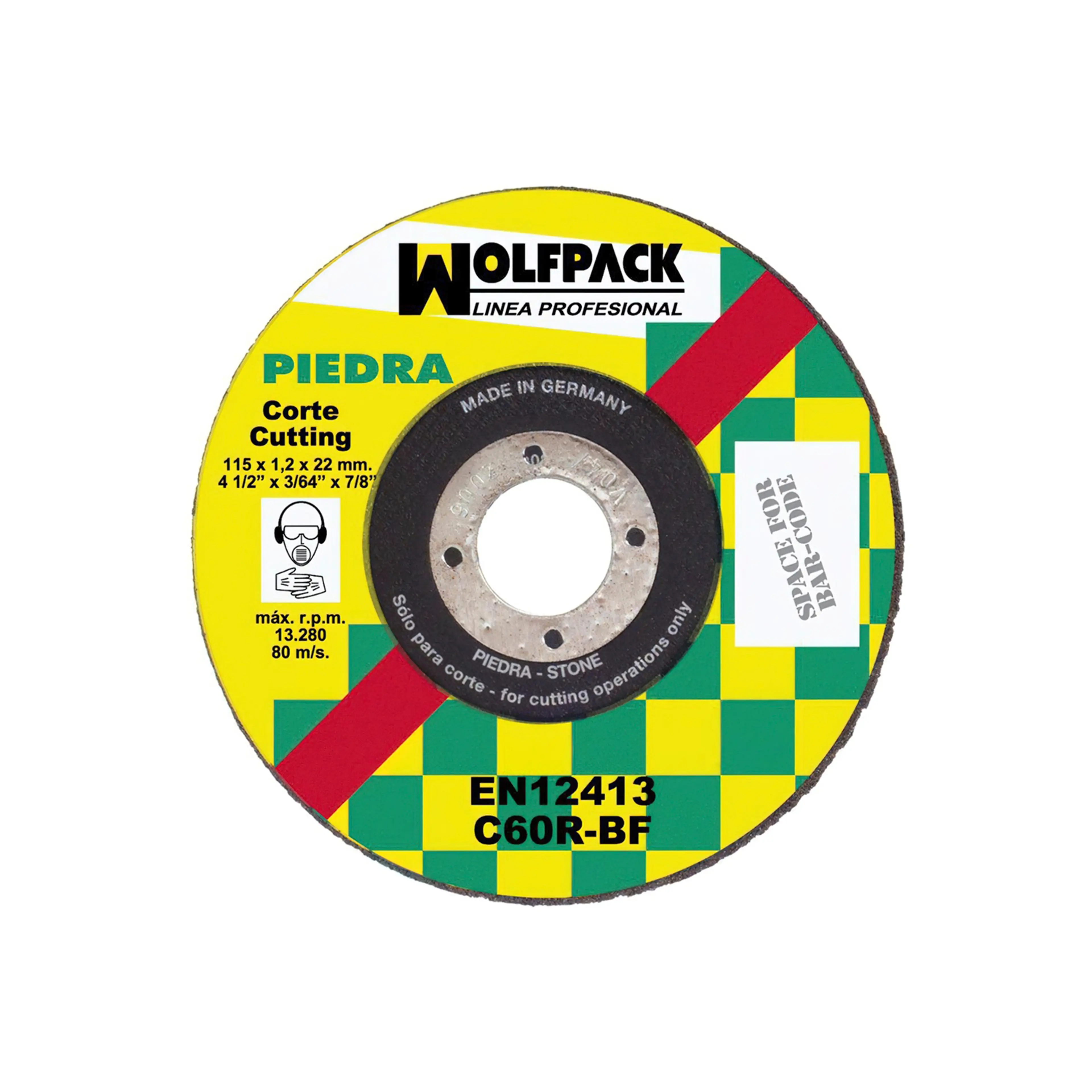 DISCO CORTE ABRASIVO PIEDRA FINO 11