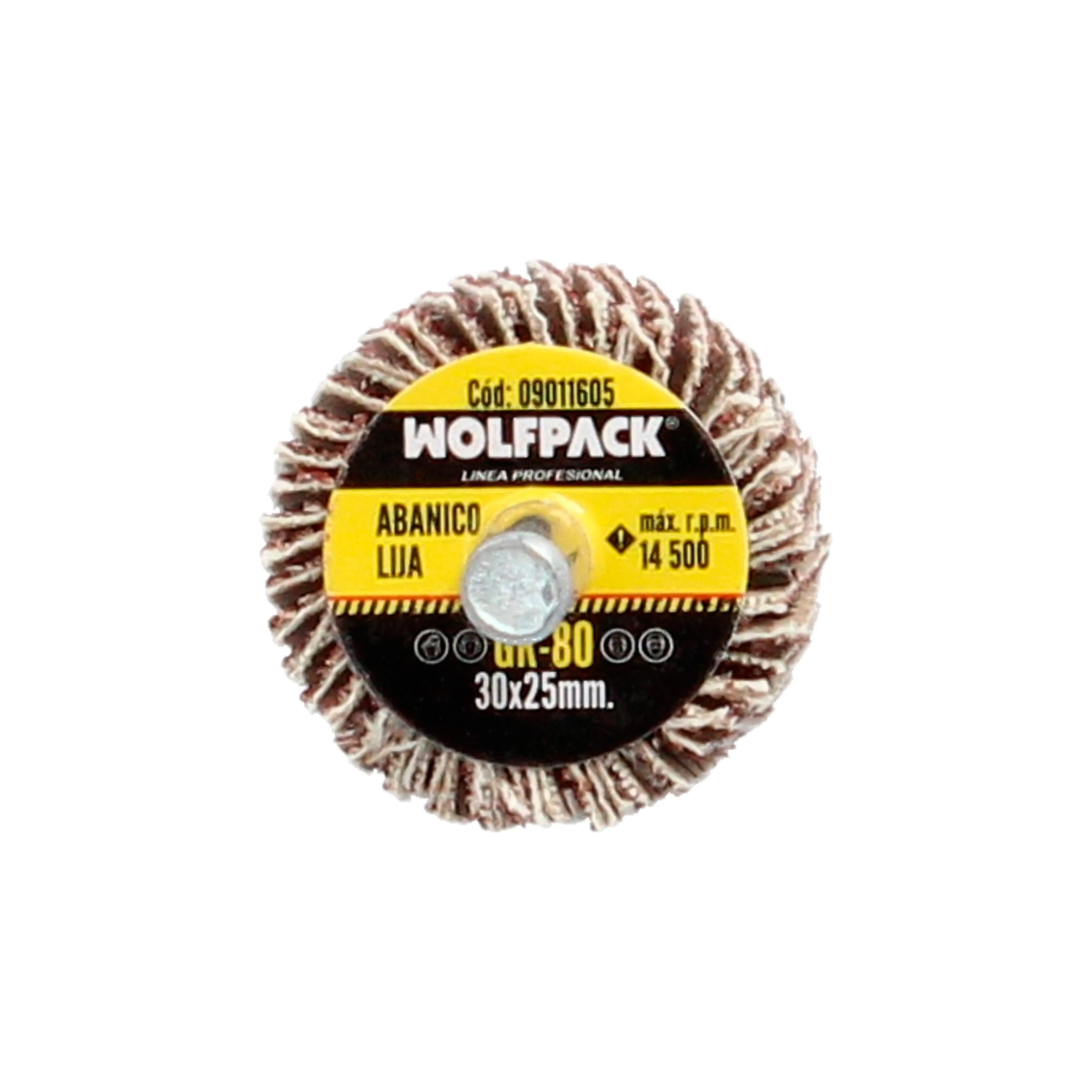 ABANICO LIJA GRANO 80 MEDIDA Ø 30 X