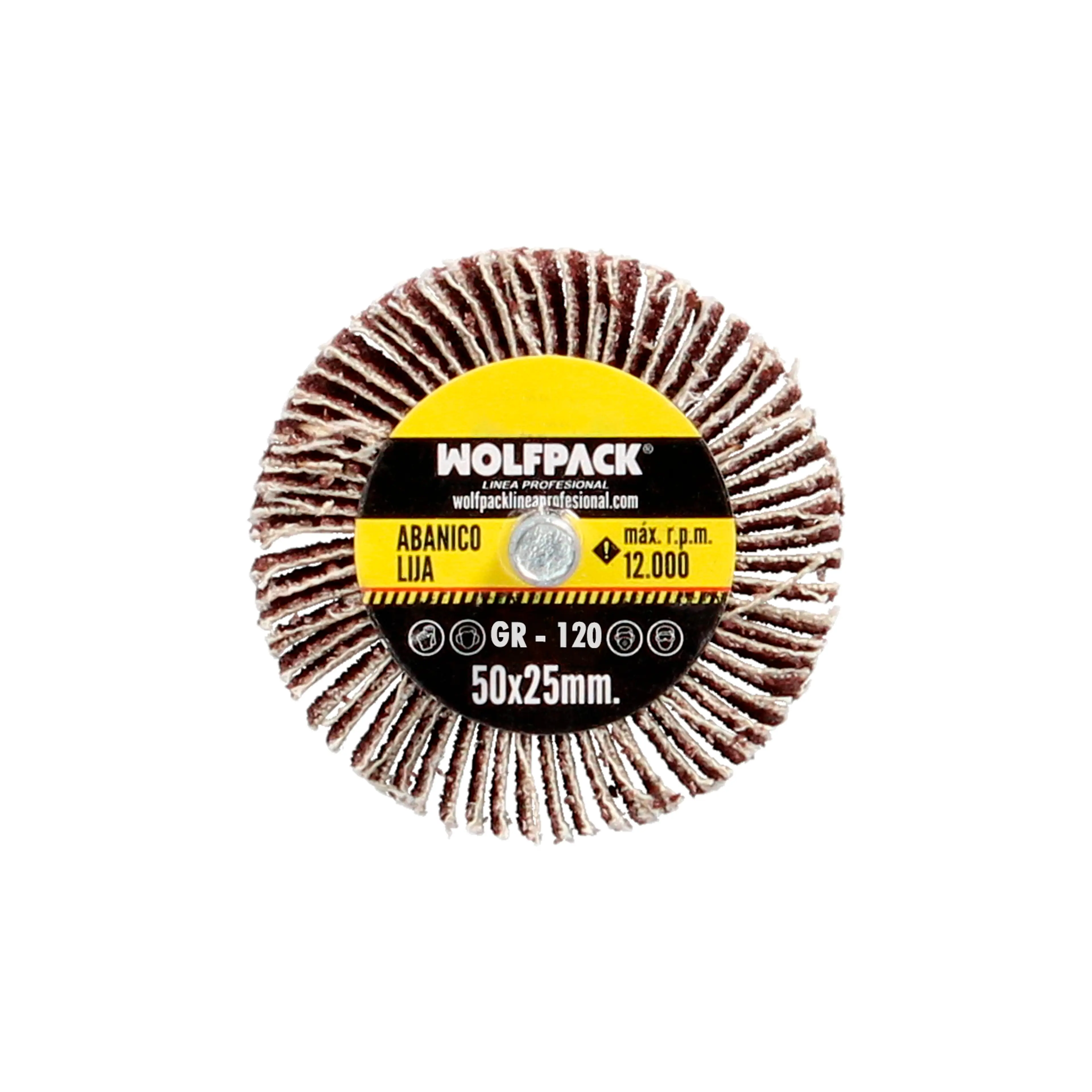 ABANICO LIJA GRANO 120 MEDIDA Ø 50 