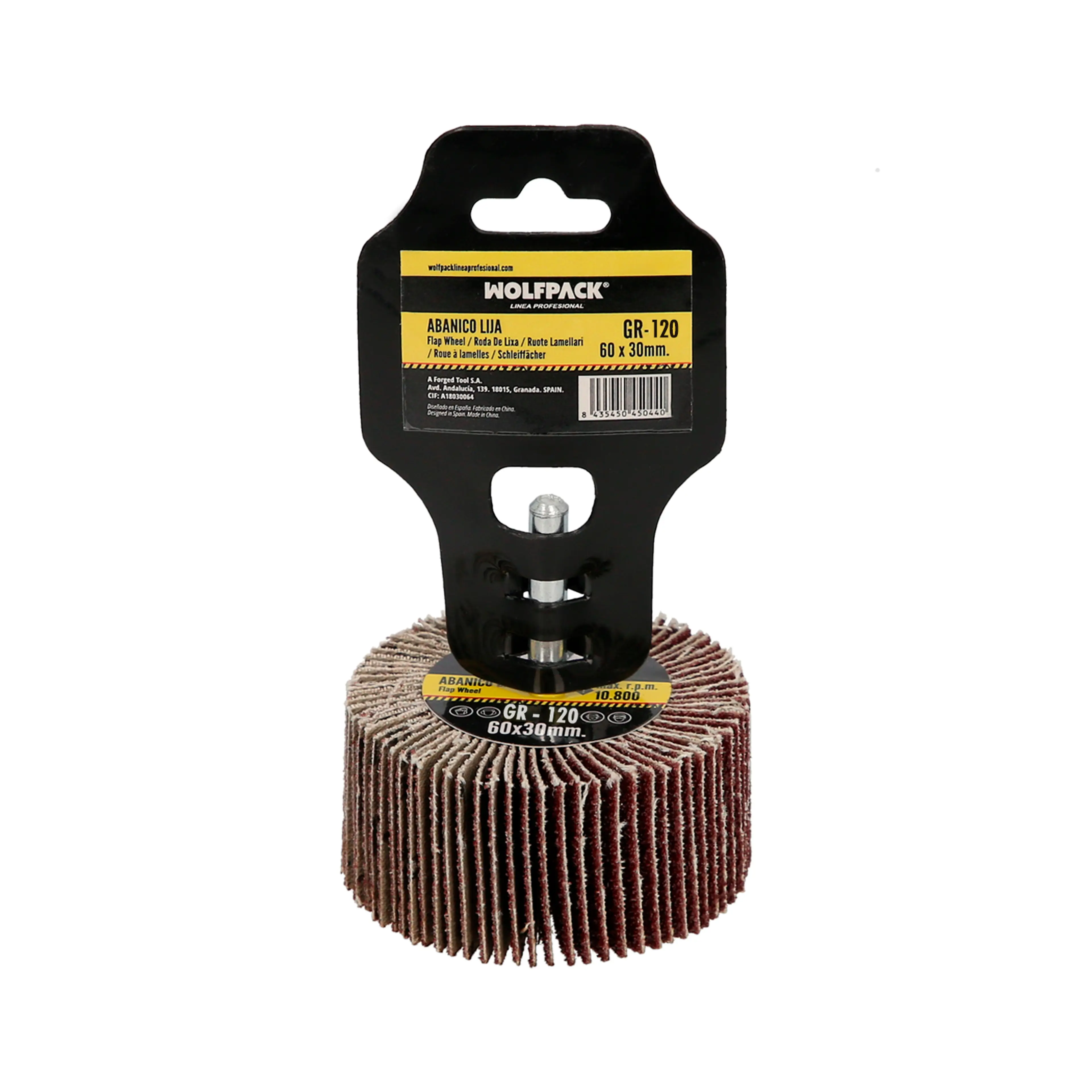 ABANICO LIJA GRANO 120 MEDIDA Ø 60 