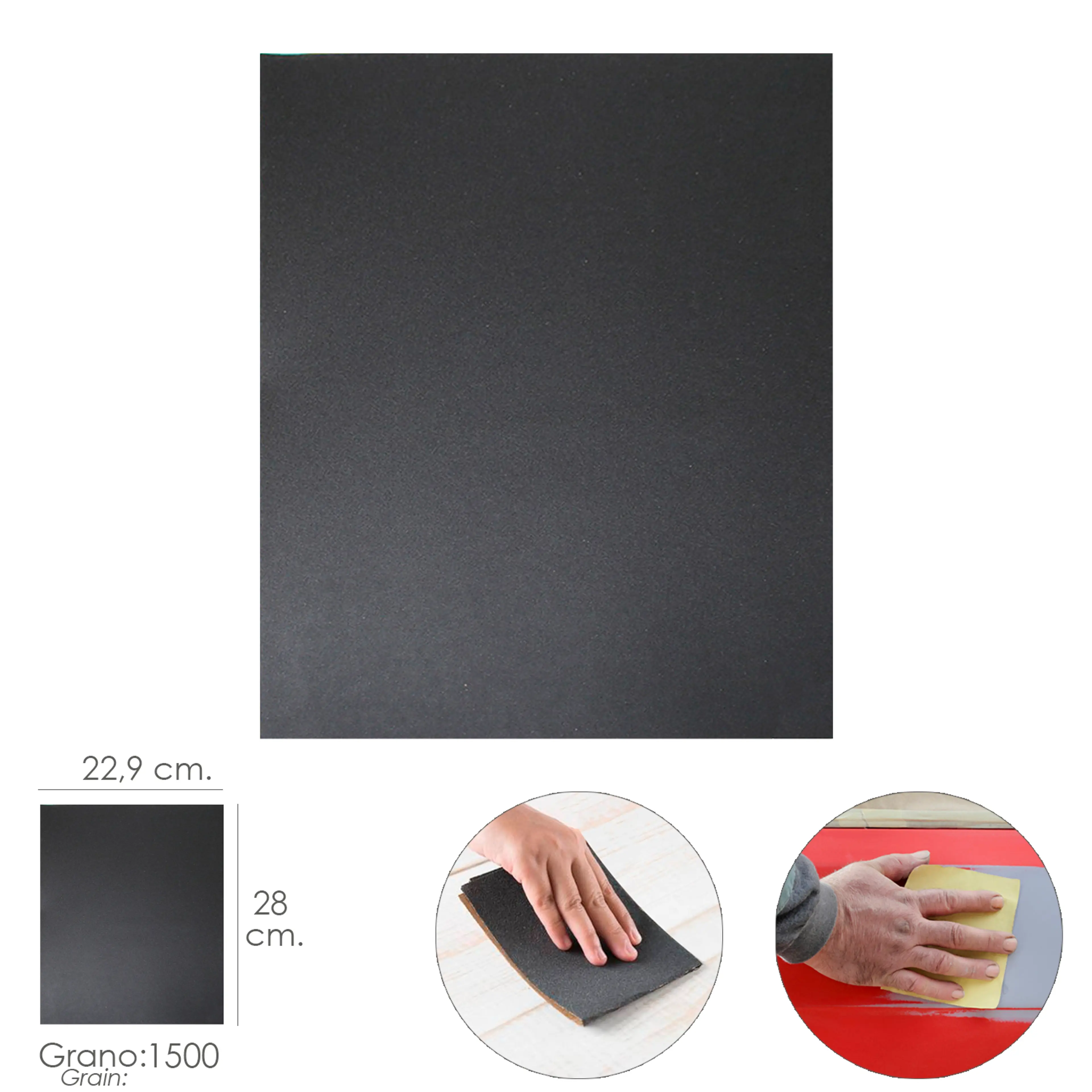 LIJA AGUA GRANO 1500 1 PLIEGO 28X22