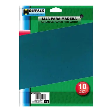 LIJA MADERA GRANO 150 (PACK 10 PLIE