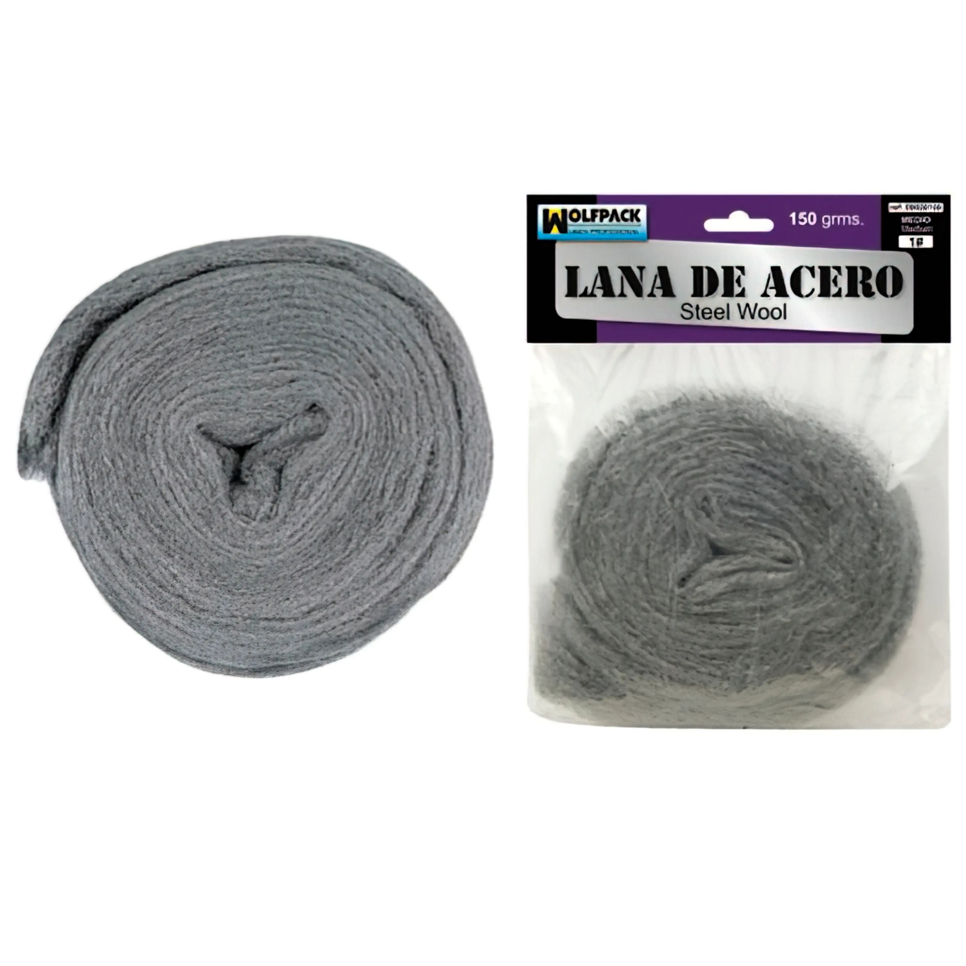 LANA DE ACERO   150 GR.      1 MEDI