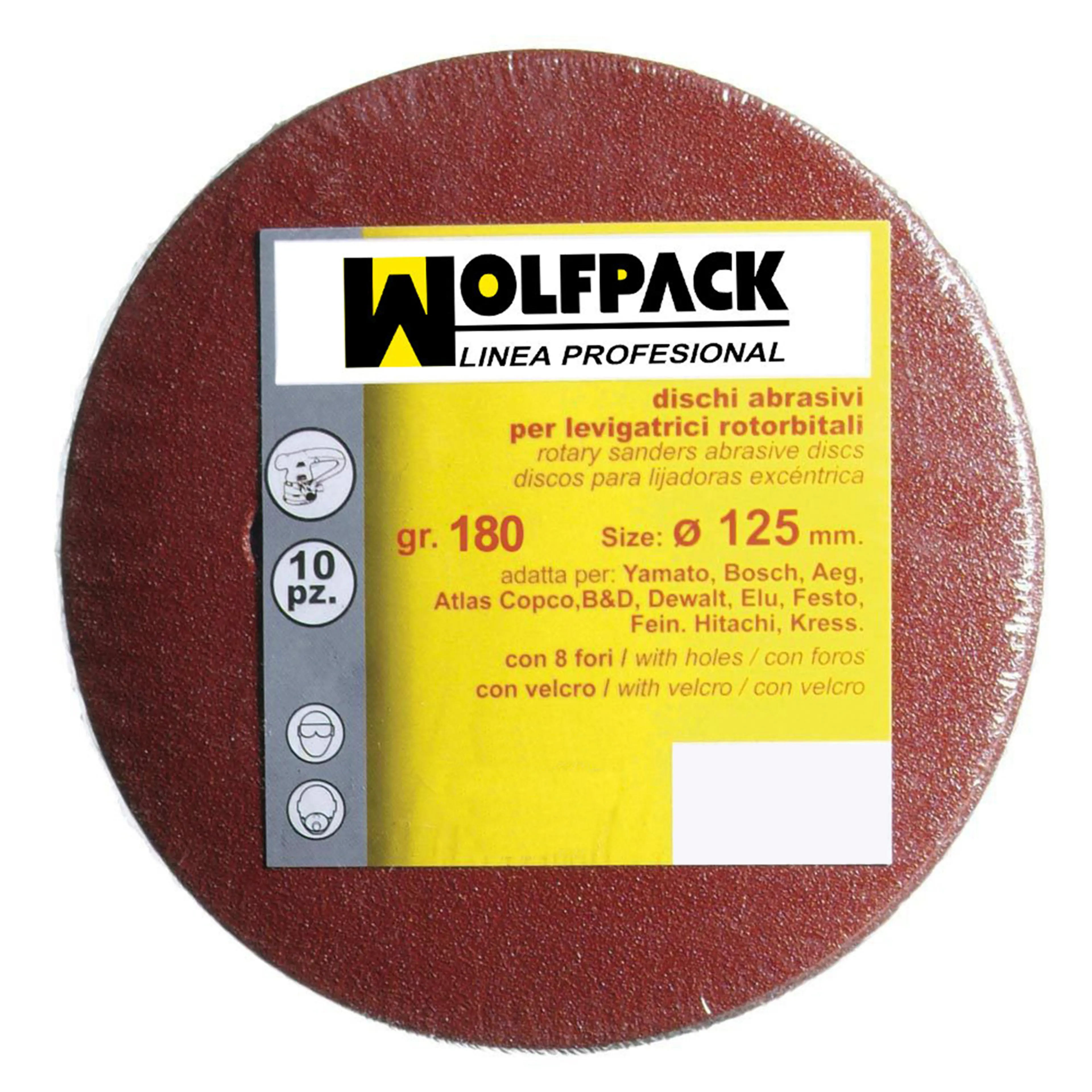 LIJA RECAMBIO VELCRO DISCO Ø 125 MM