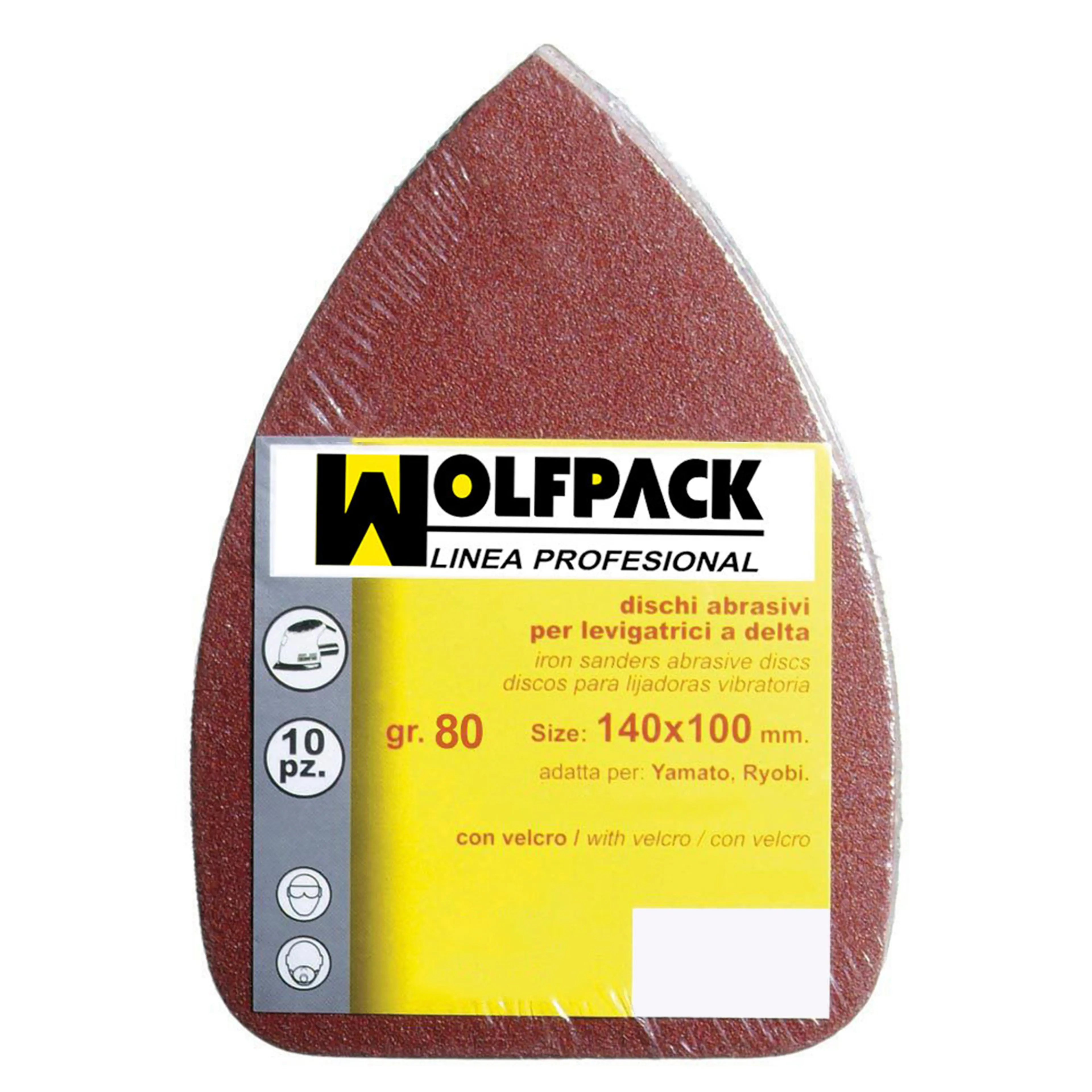 LIJA RECAMBIO DELTA  140X100 MM. SI