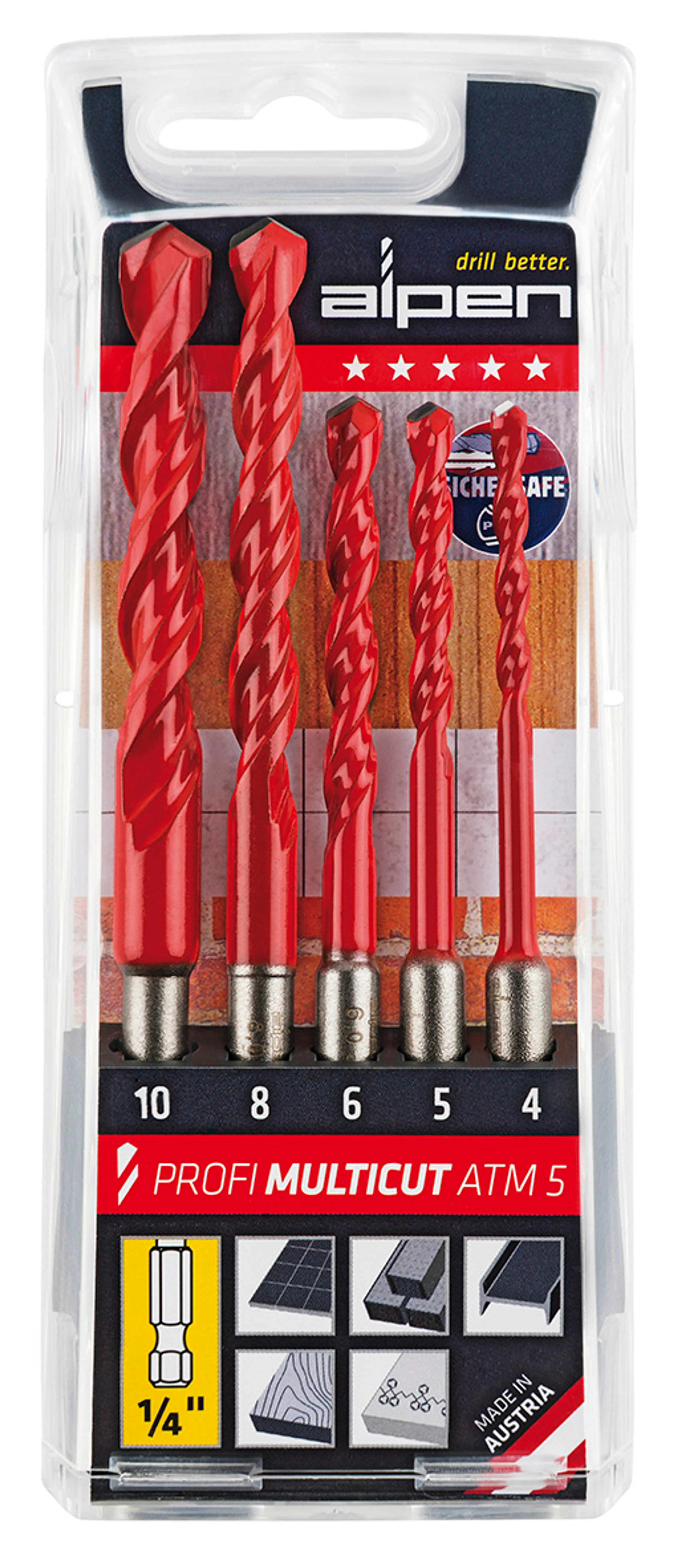 ESTUCHE BROCAS ALPEN MULTIUSO HEXAG