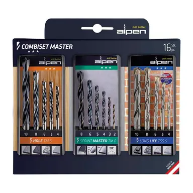 ESTUCHE BROCAS ALPEN KOMBISET  16 P