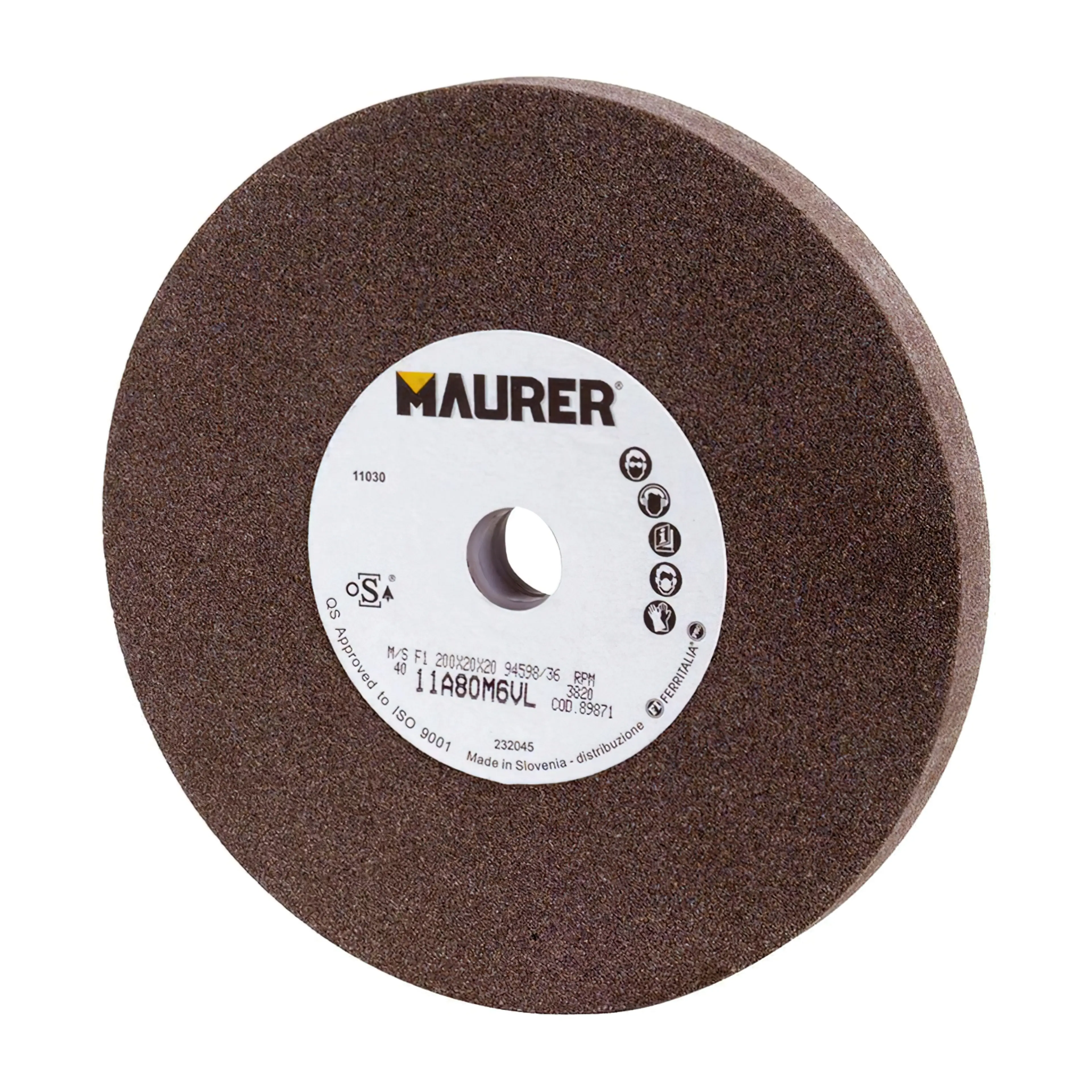 MUELA MAURER CORINDON 200X25X20 MM.