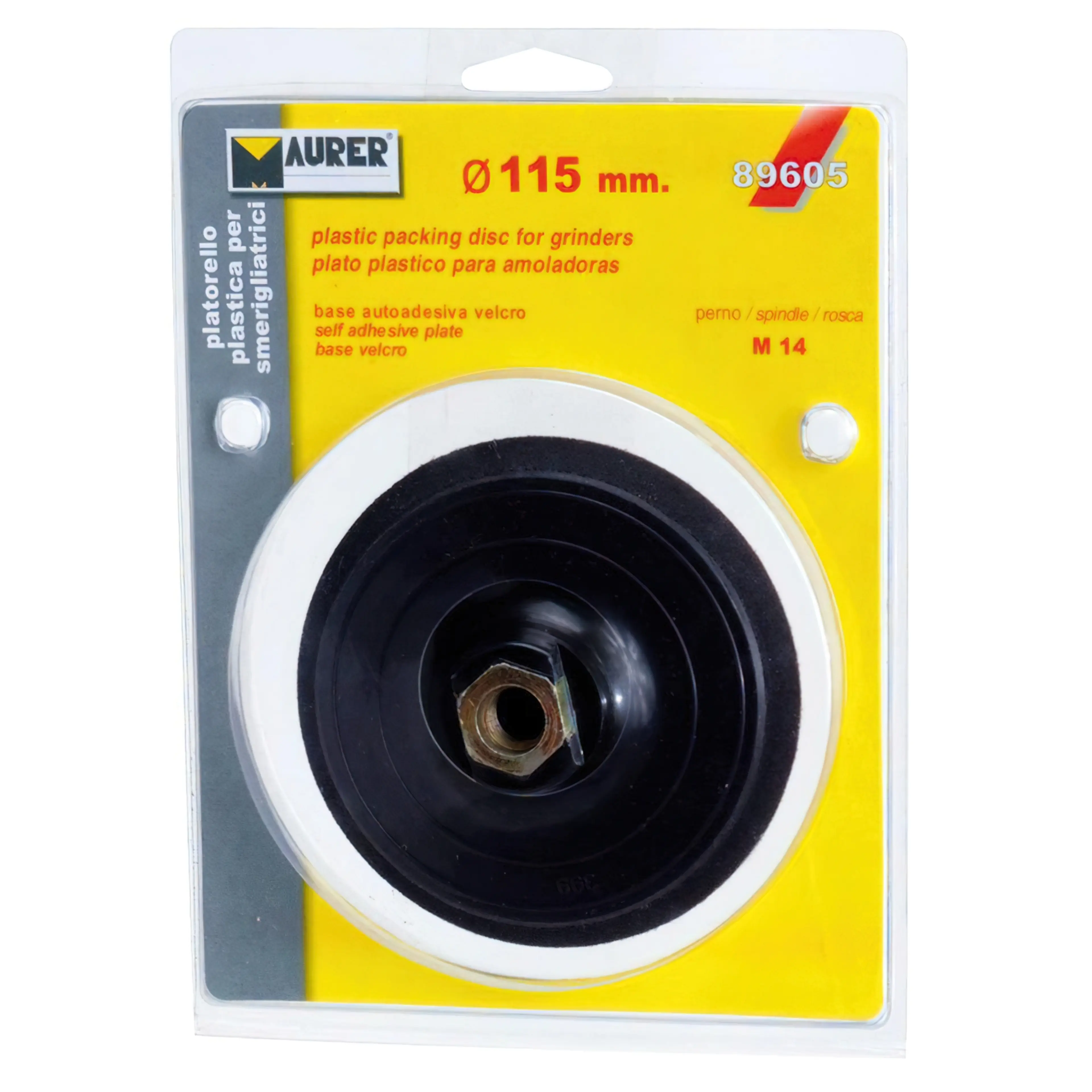 PLATO VELCRO Ø 115 MM. PARA AMOLADO