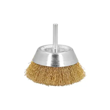 CEPILLO ACERO LATONADO TAZA Ø 75 MM