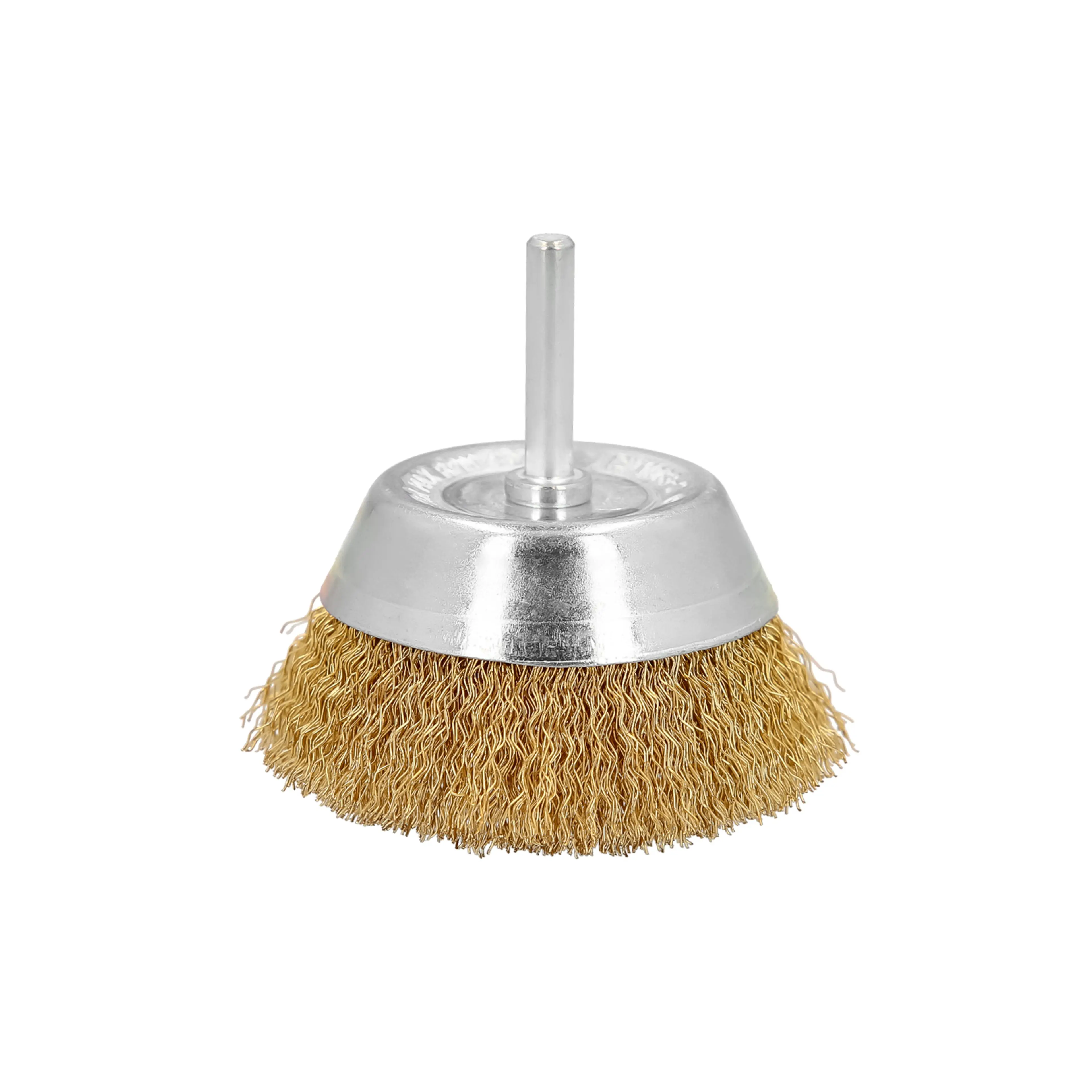 CEPILLO ACERO LATONADO TAZA Ø 75 MM