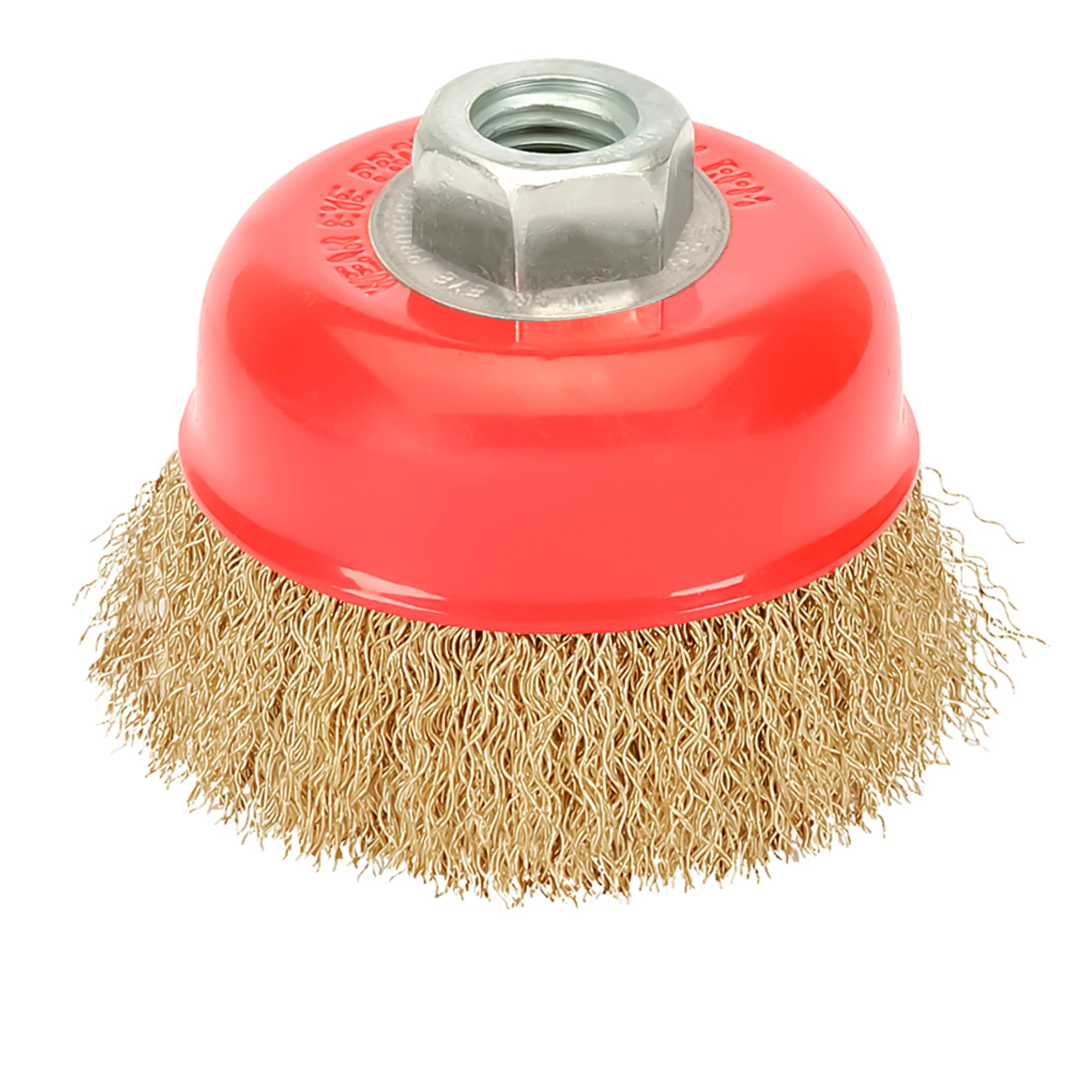 CEPILLO TAZA ACERO LATONADO, Ø 120 