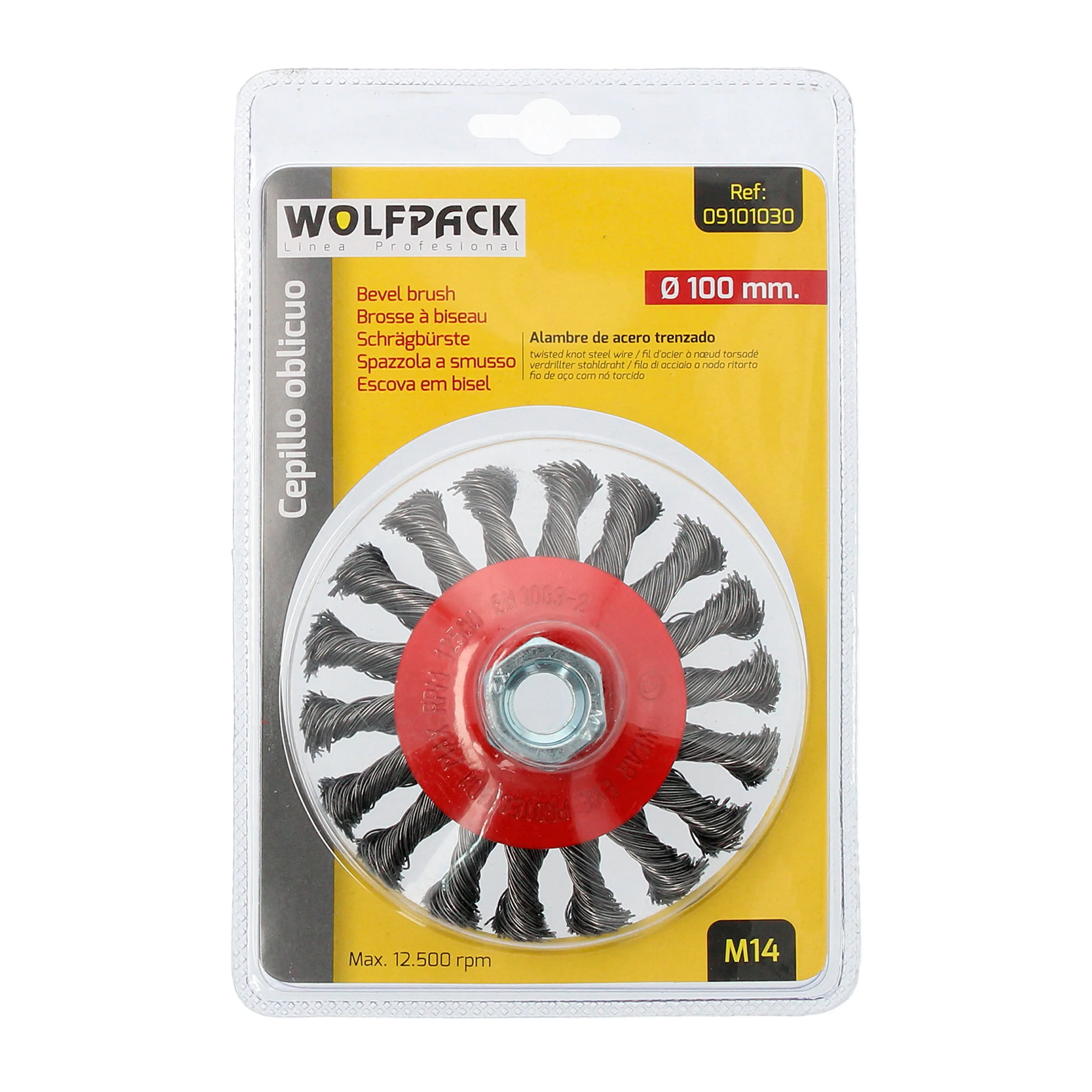 CEPILLO OBLICUO ACERO TRENZADO Ø 10