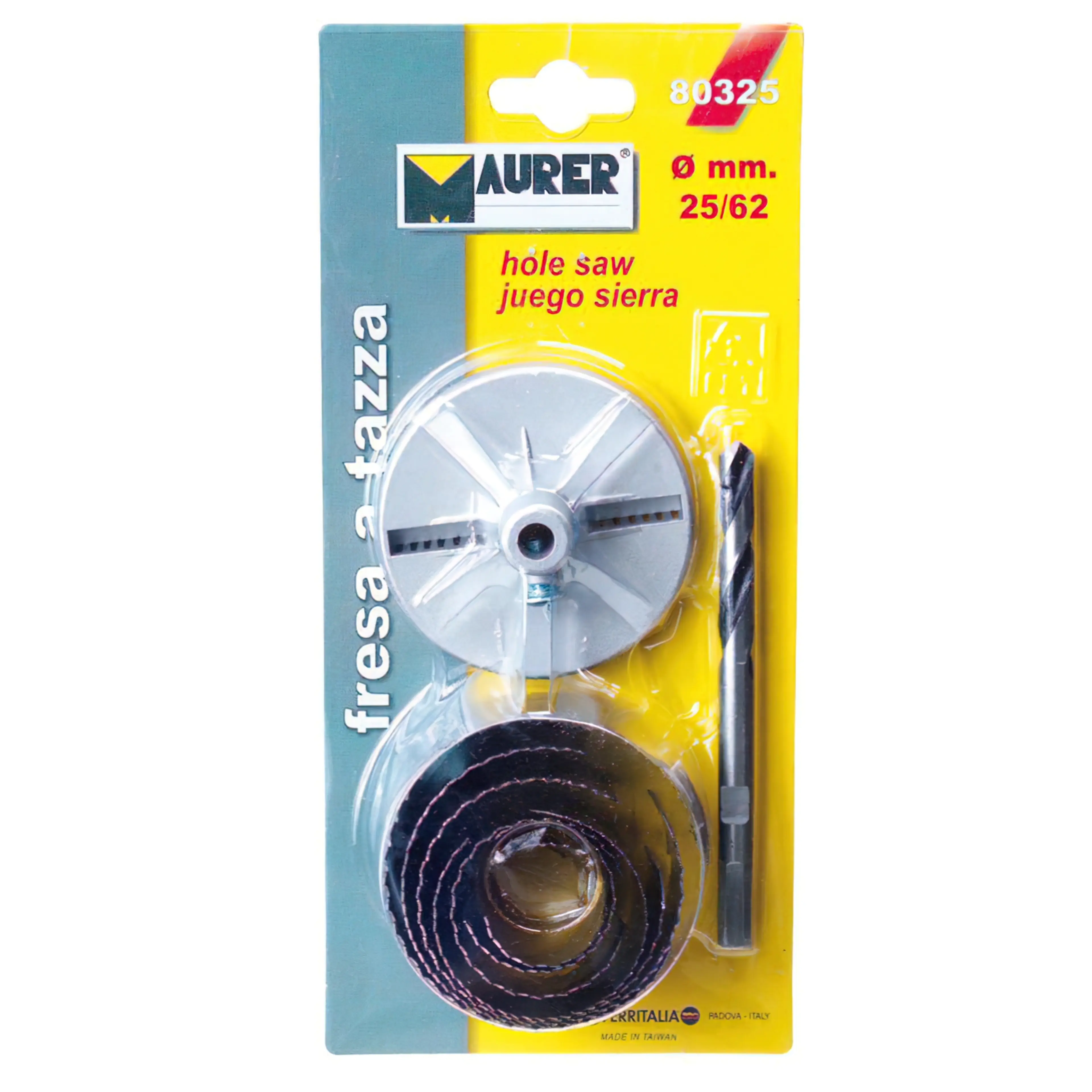 JUEGO SIERRAS CAMPANA 50 MM. 25/62 