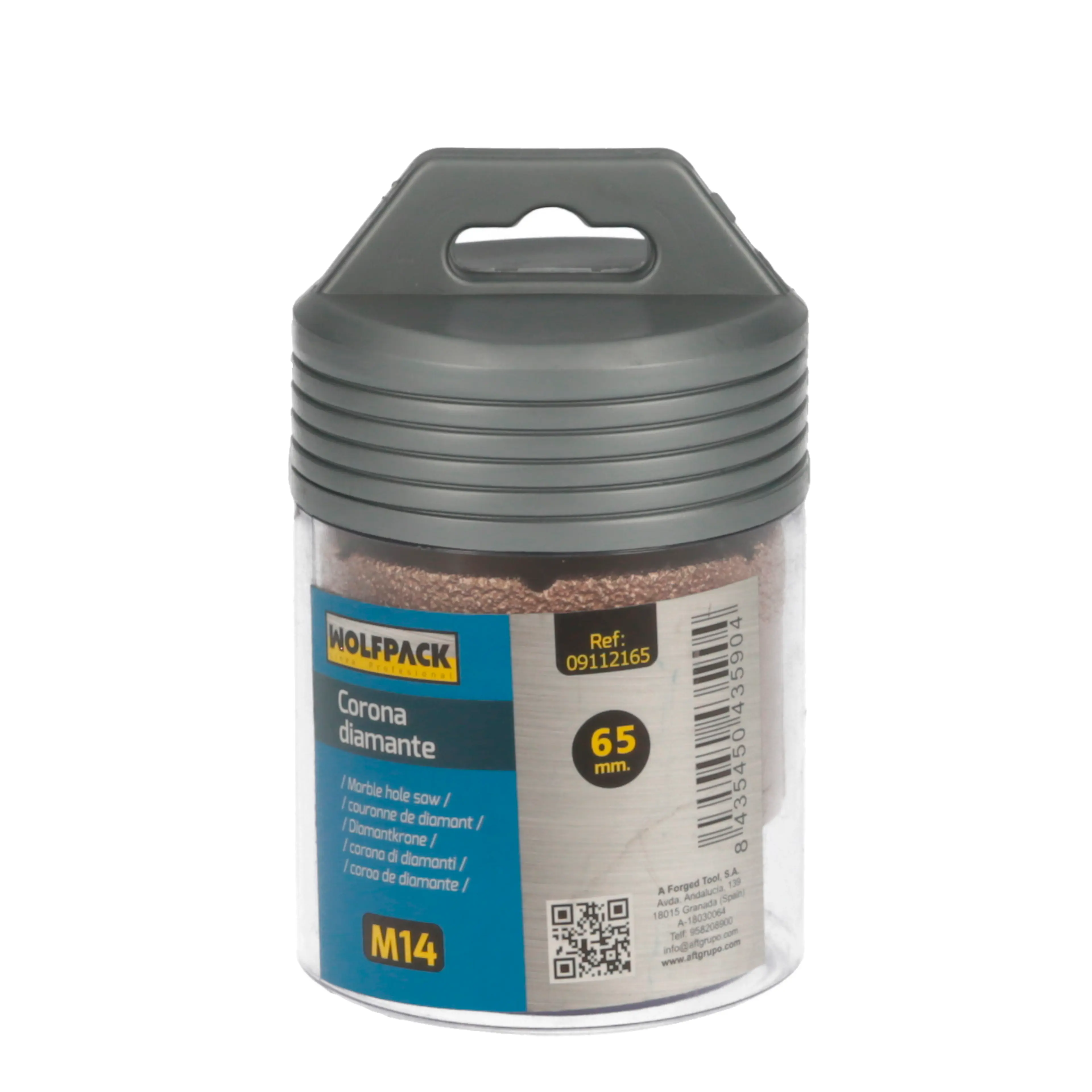 CORONA DIAMANTE M14 Ø 65 MM. CORTE 