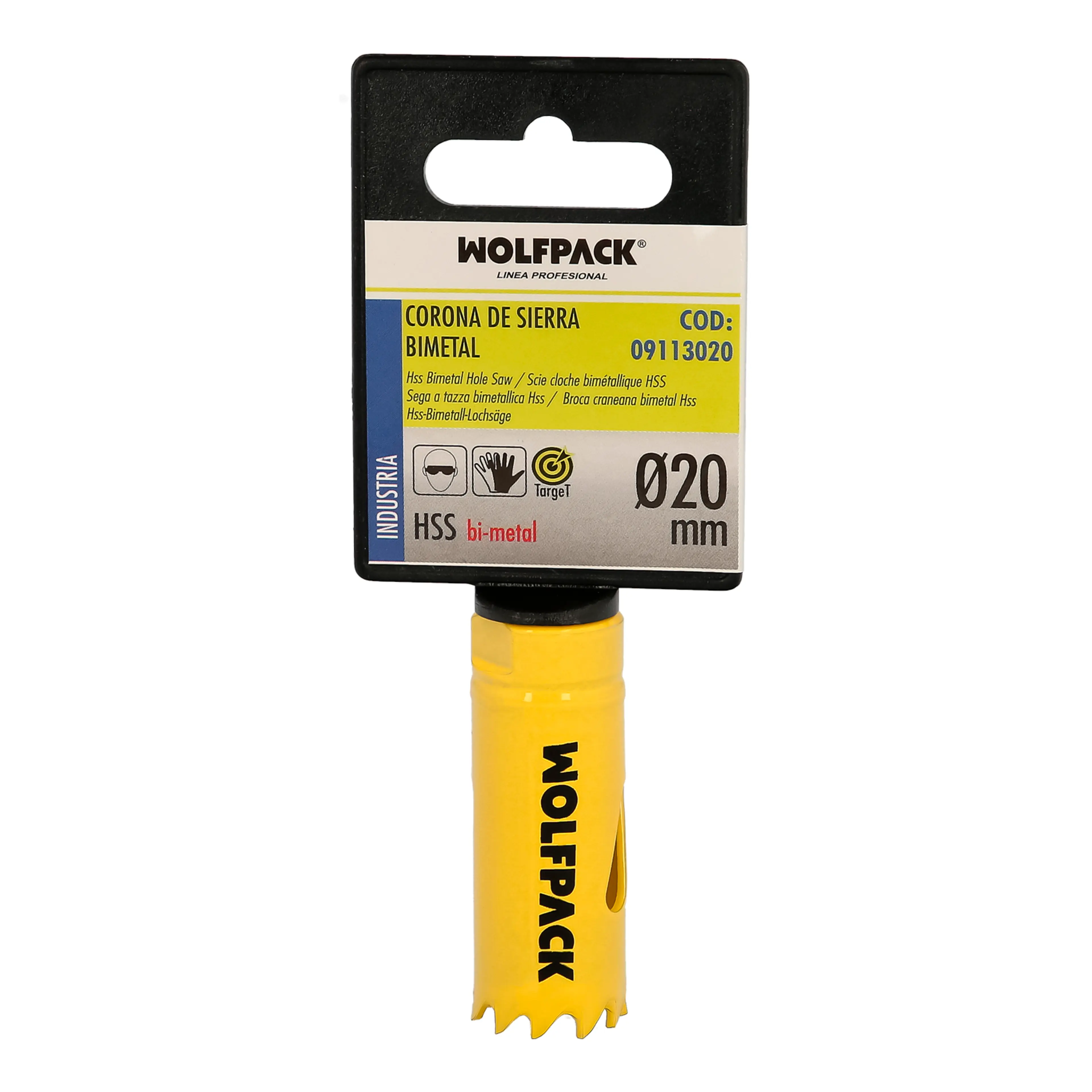 CORONA DE SIERRA BIMETAL TARGET  Ø 