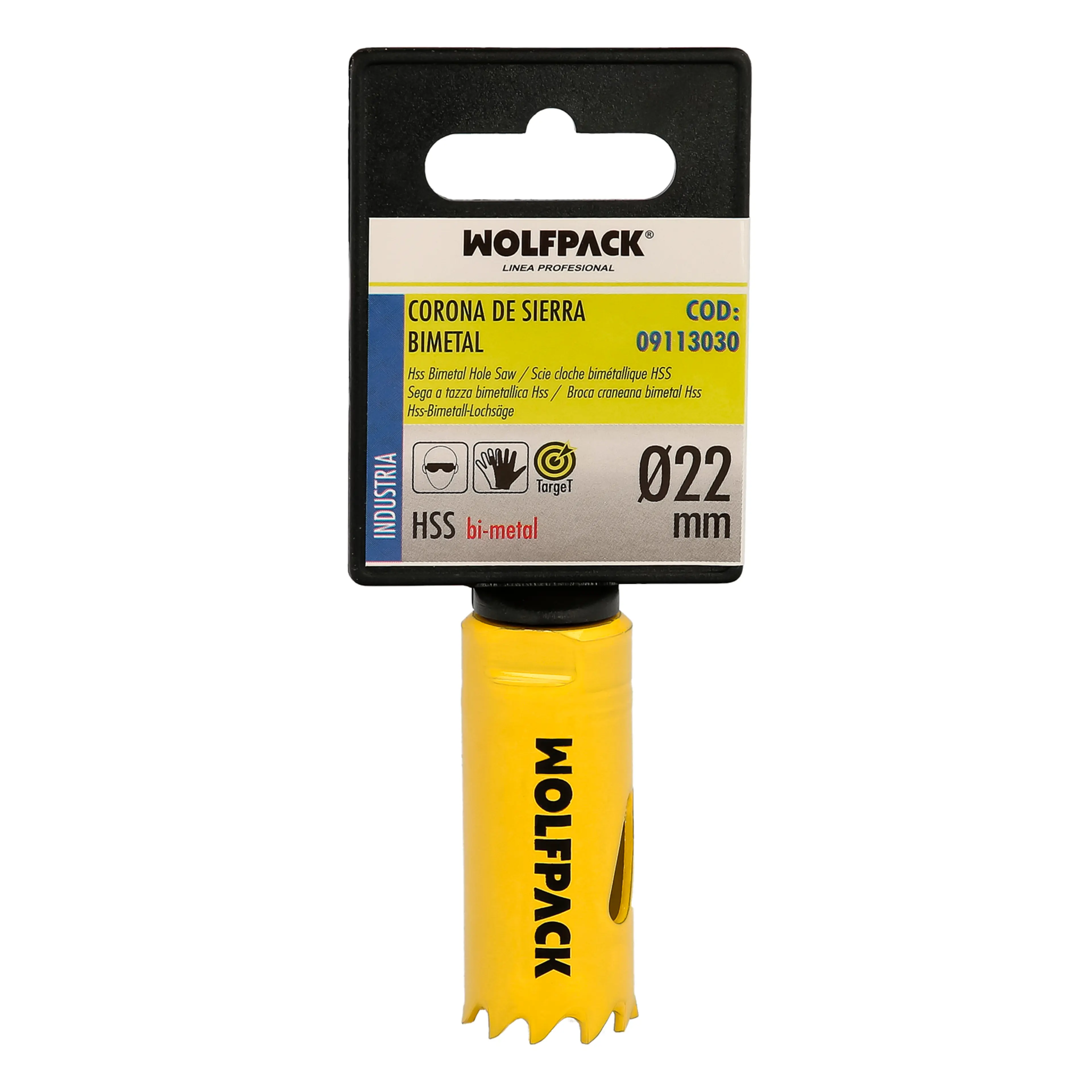 CORONA DE SIERRA BIMETAL TARGET  Ø 