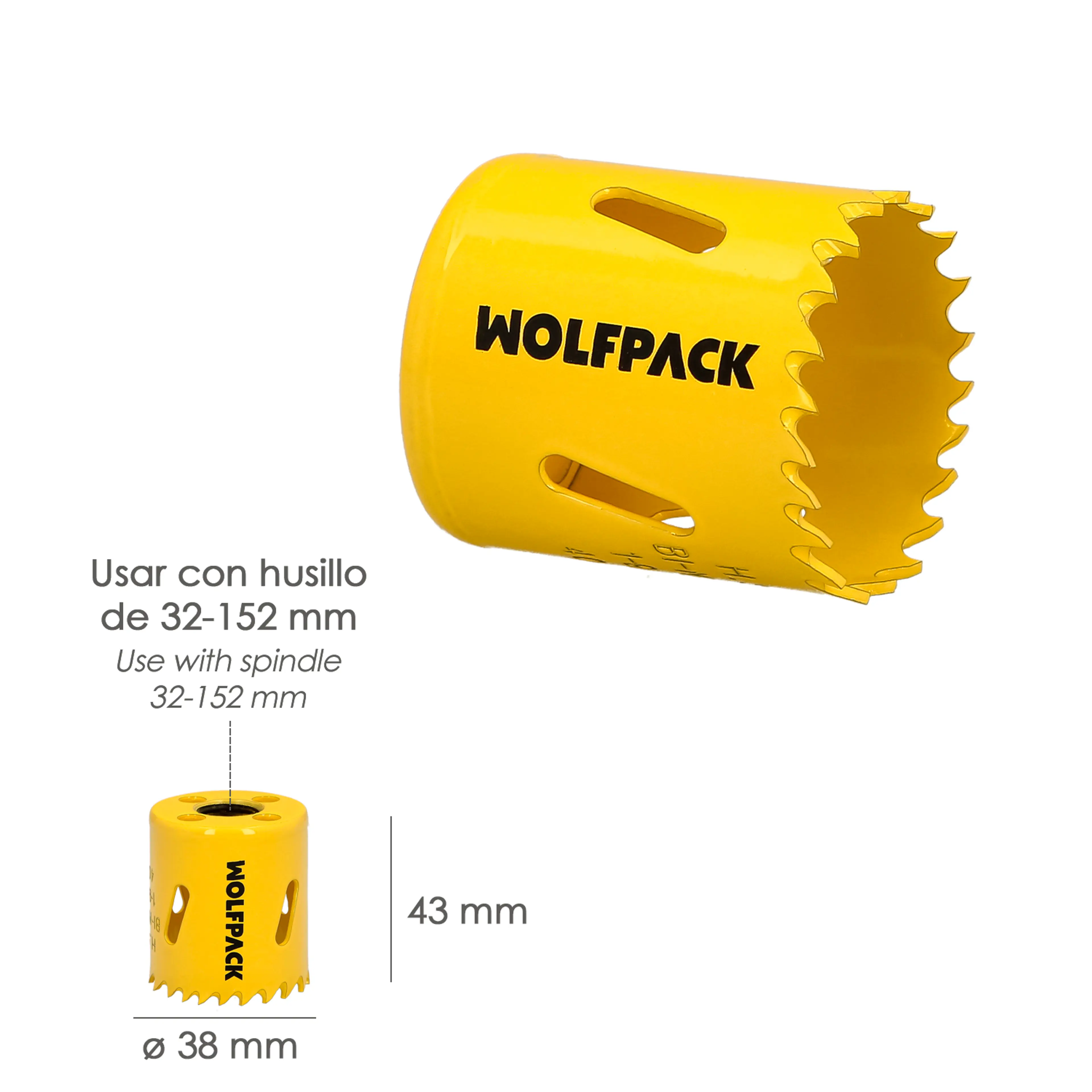 CORONA DE SIERRA BIMETAL TARGET  Ø 