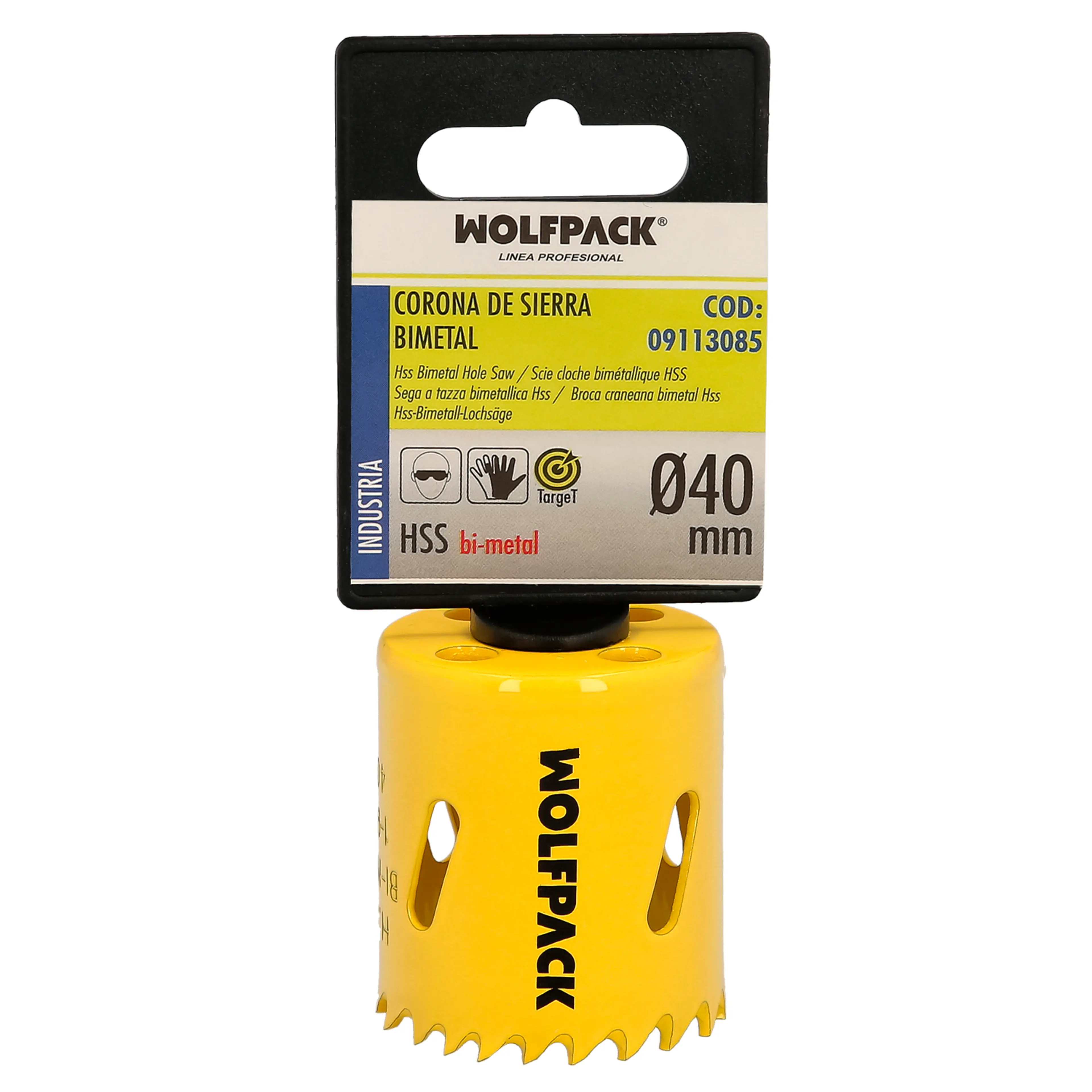 CORONA DE SIERRA BIMETAL TARGET  Ø 
