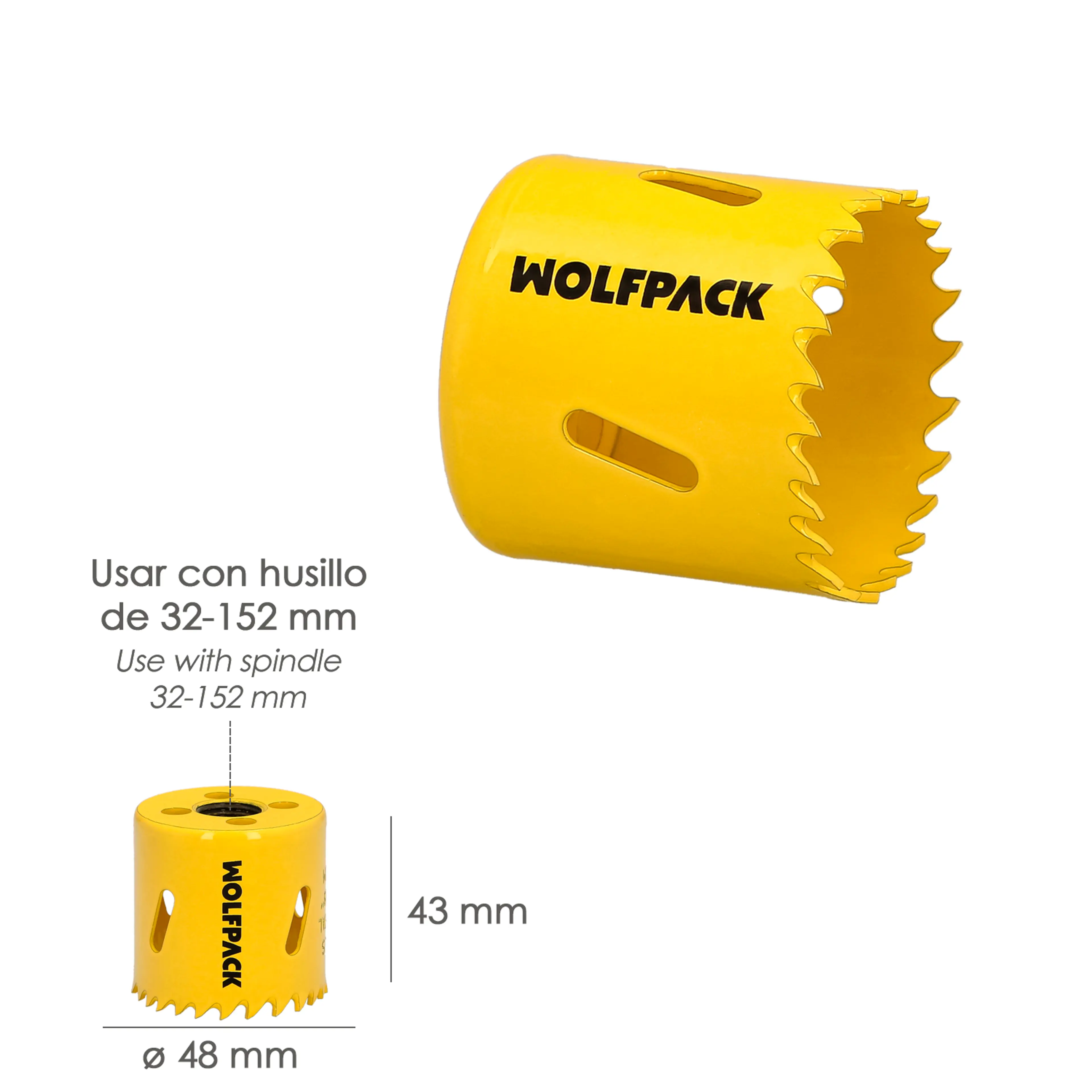 CORONA DE SIERRA BIMETAL TARGET  Ø 