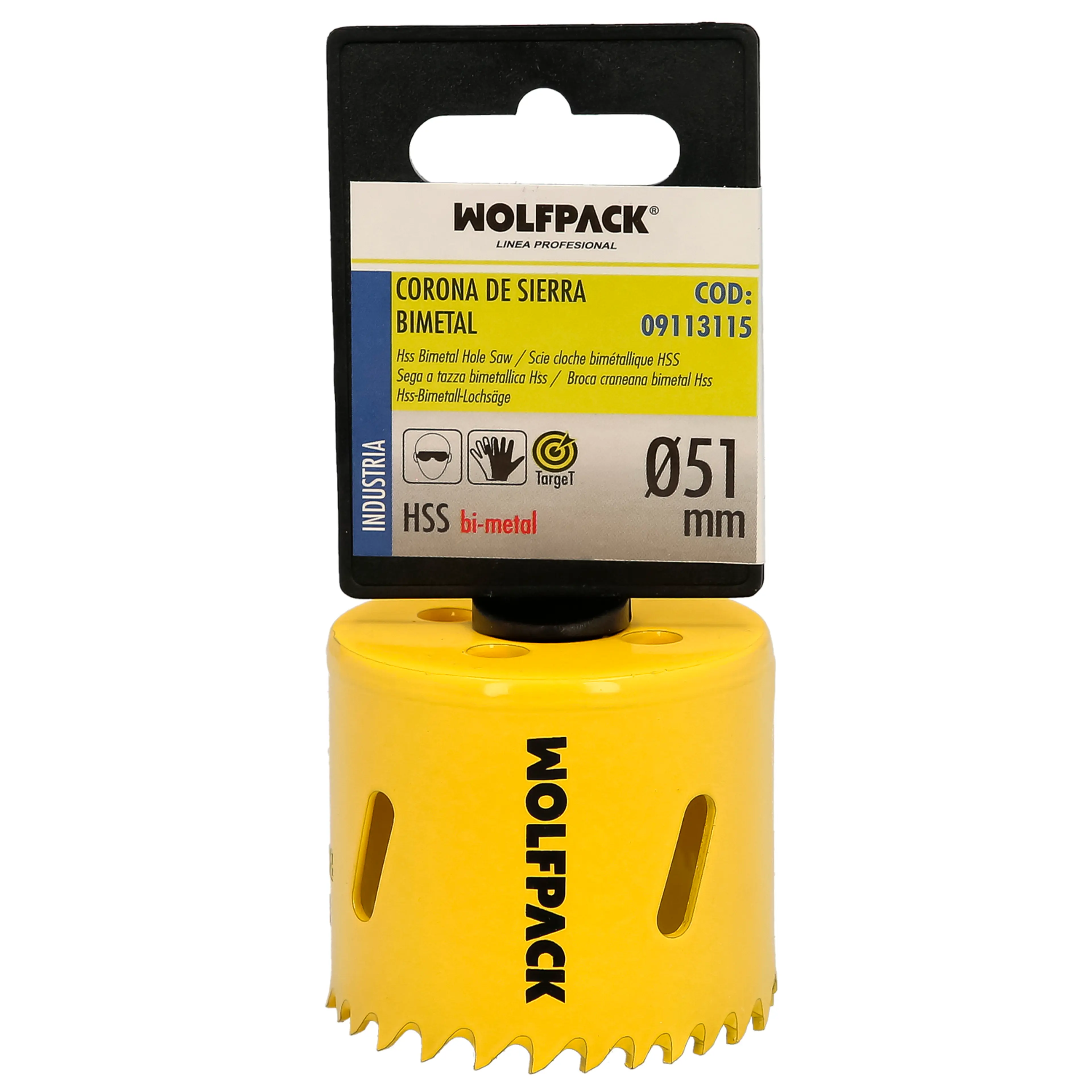 CORONA DE SIERRA BIMETAL TARGET  Ø 