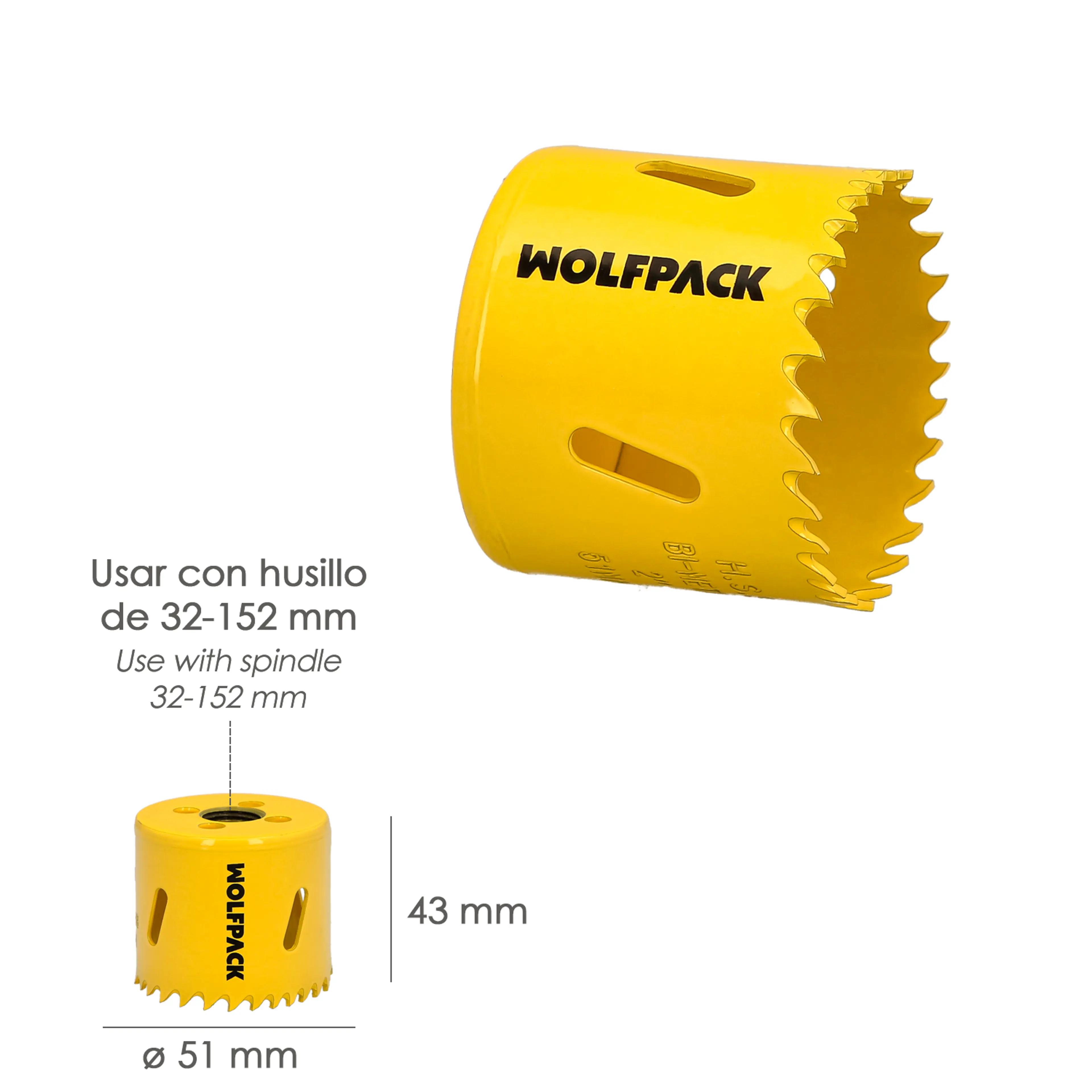 CORONA DE SIERRA BIMETAL TARGET  Ø 