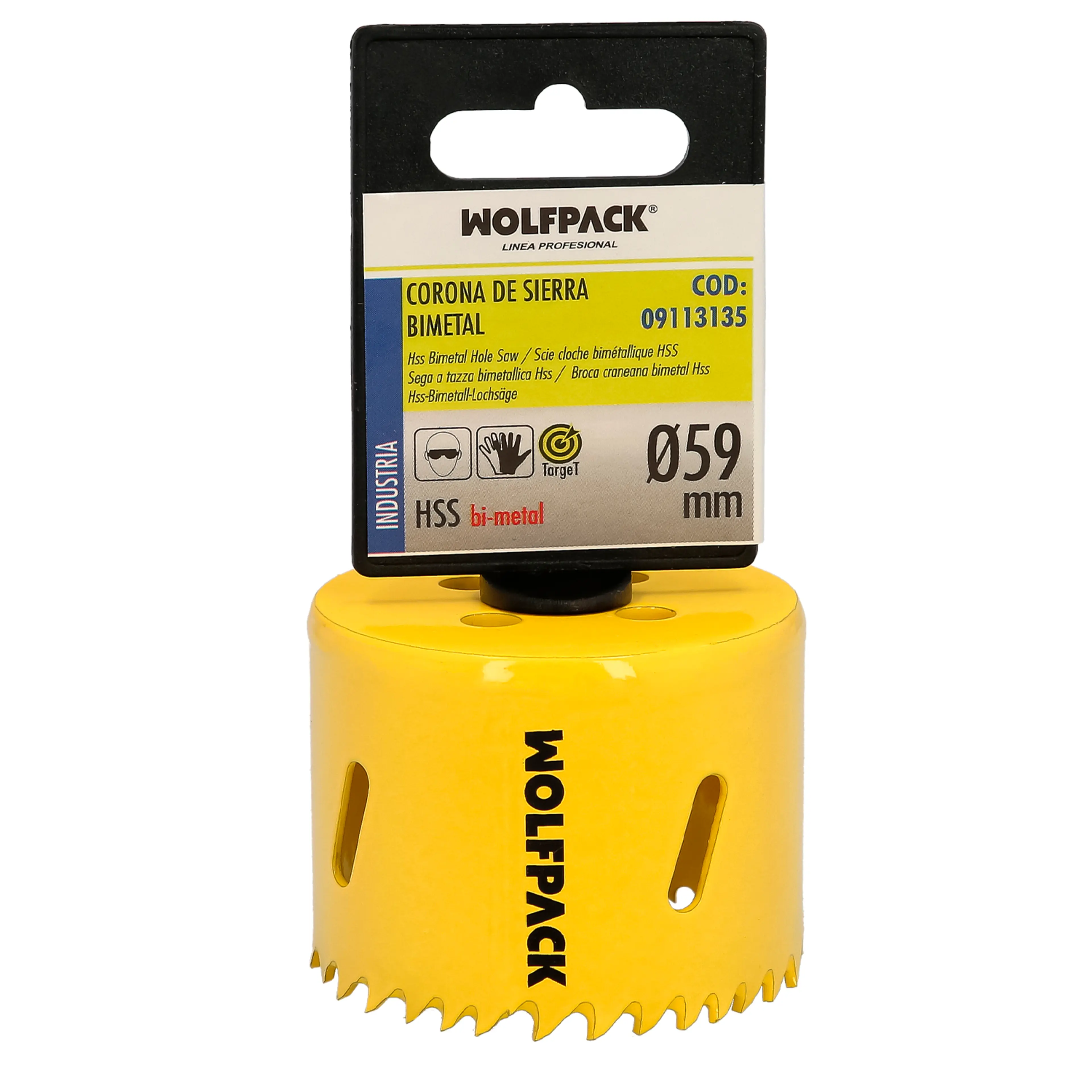 CORONA DE SIERRA BIMETAL TARGET  Ø 