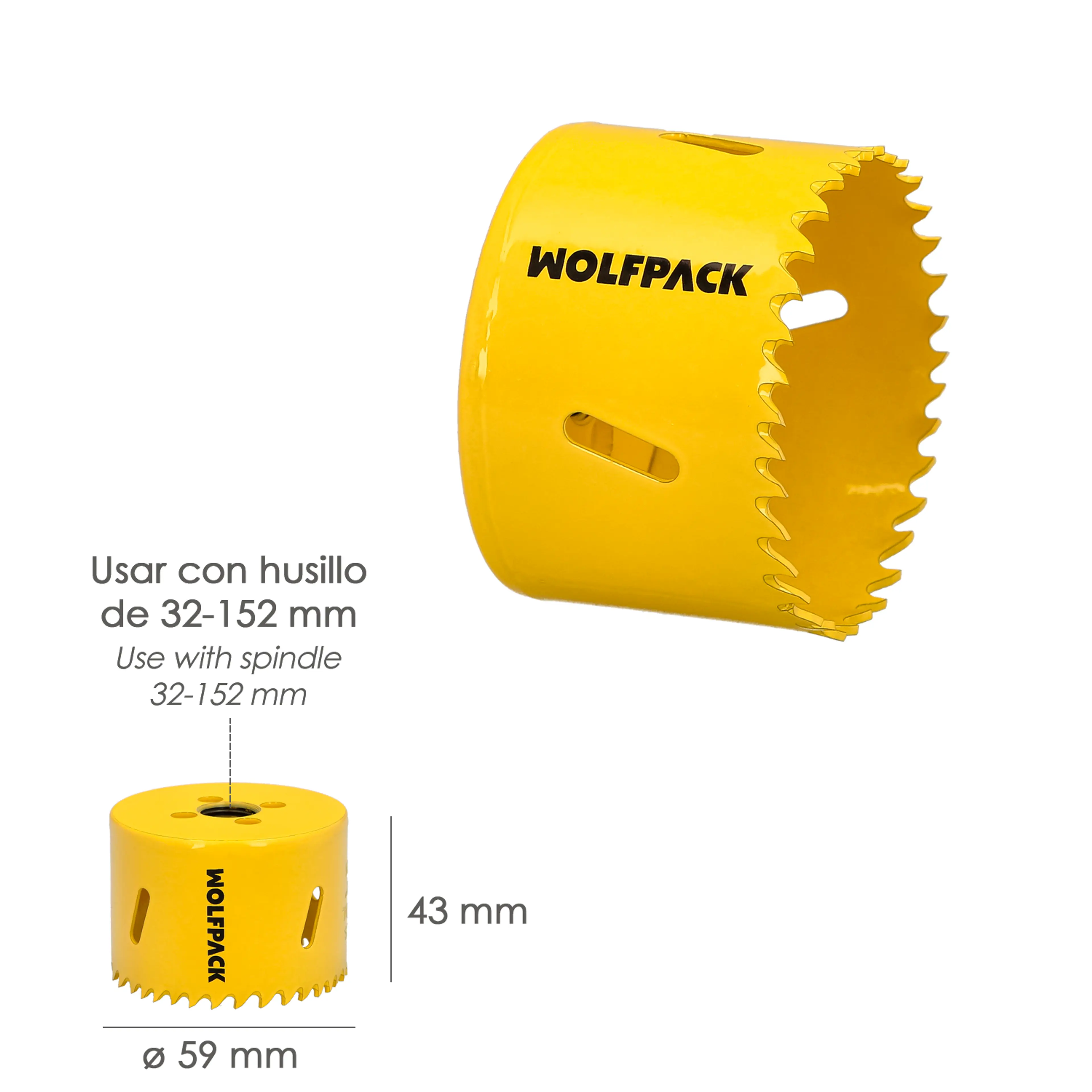 CORONA DE SIERRA BIMETAL TARGET  Ø 