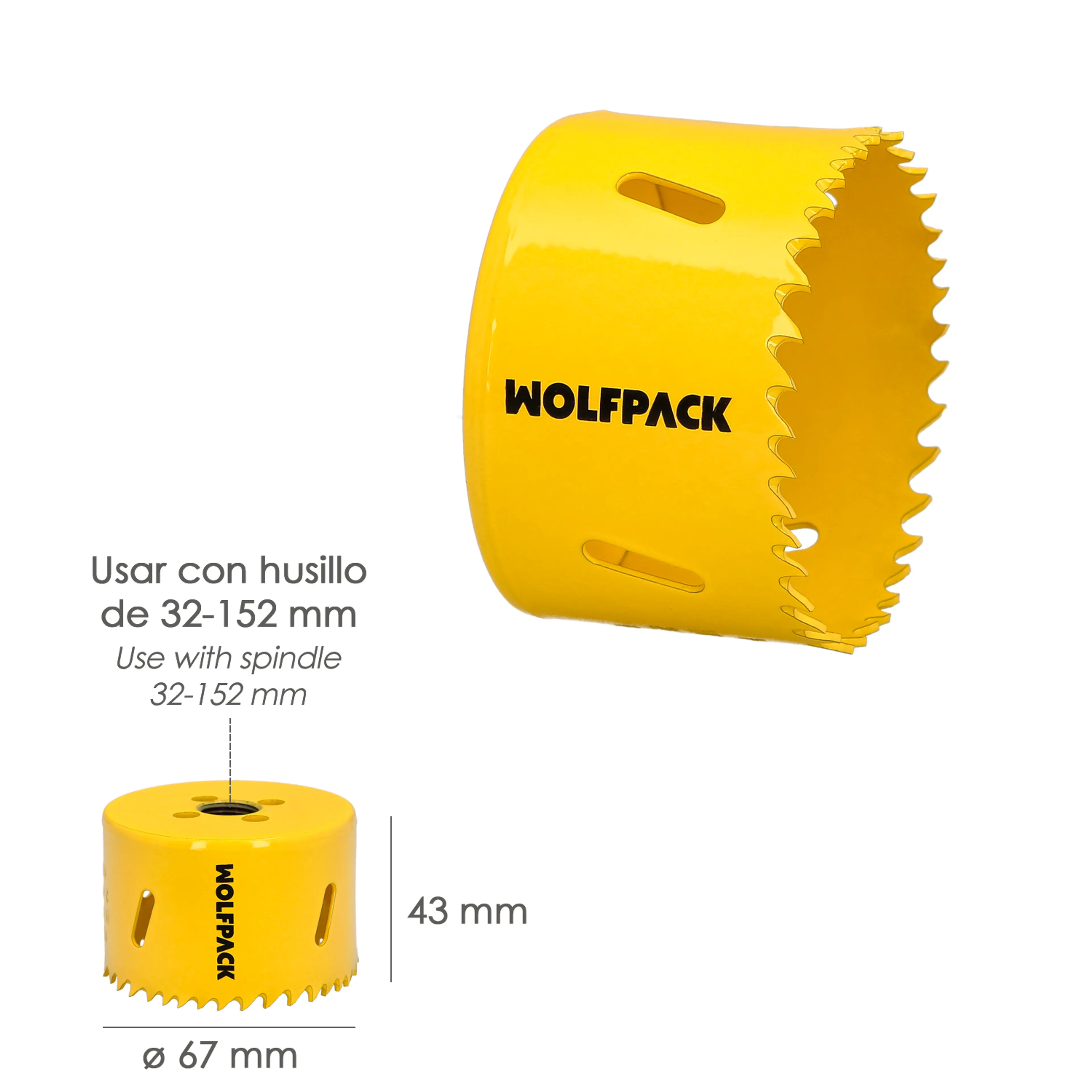 CORONA DE SIERRA BIMETAL TARGET  Ø 