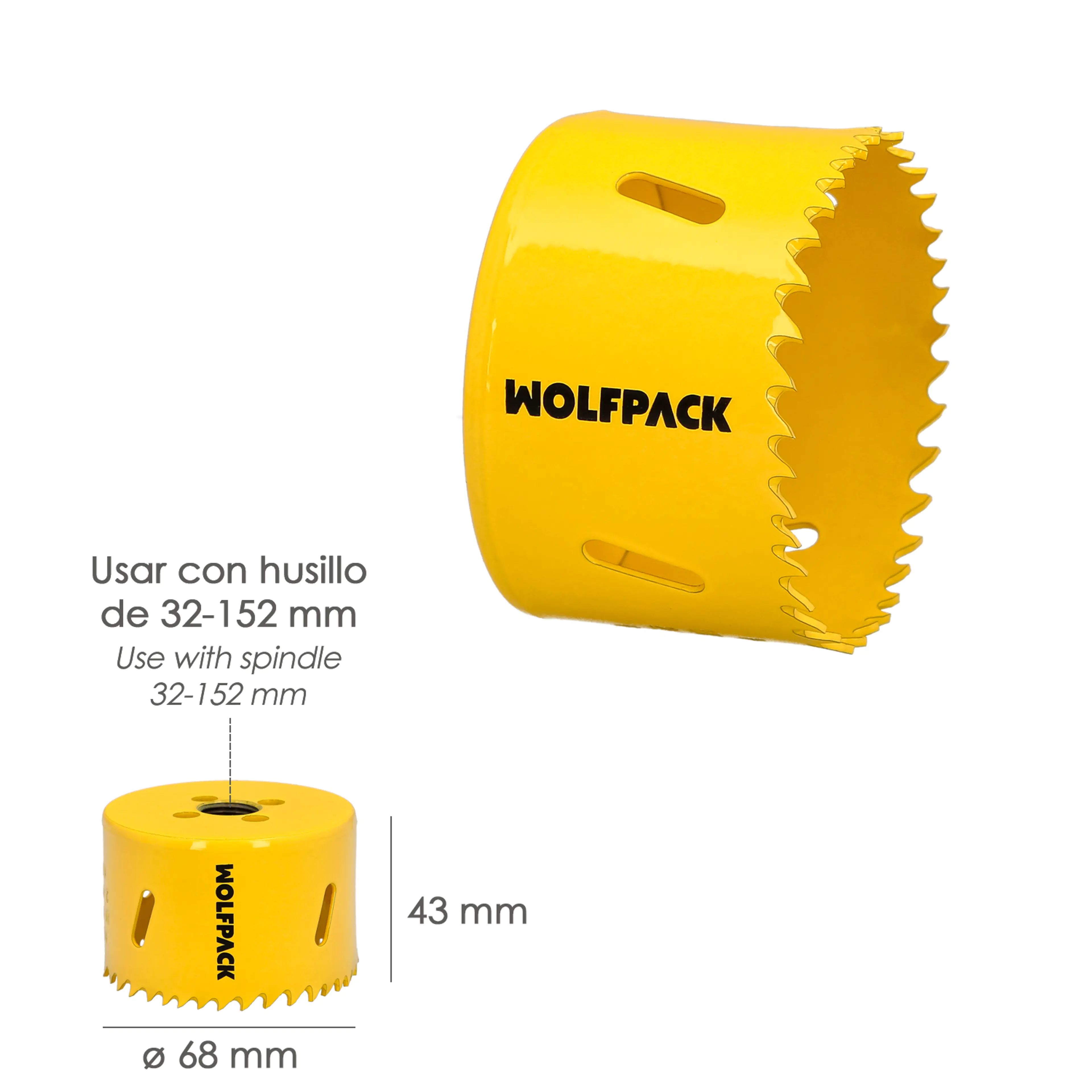 CORONA DE SIERRA BIMETAL TARGET  Ø 