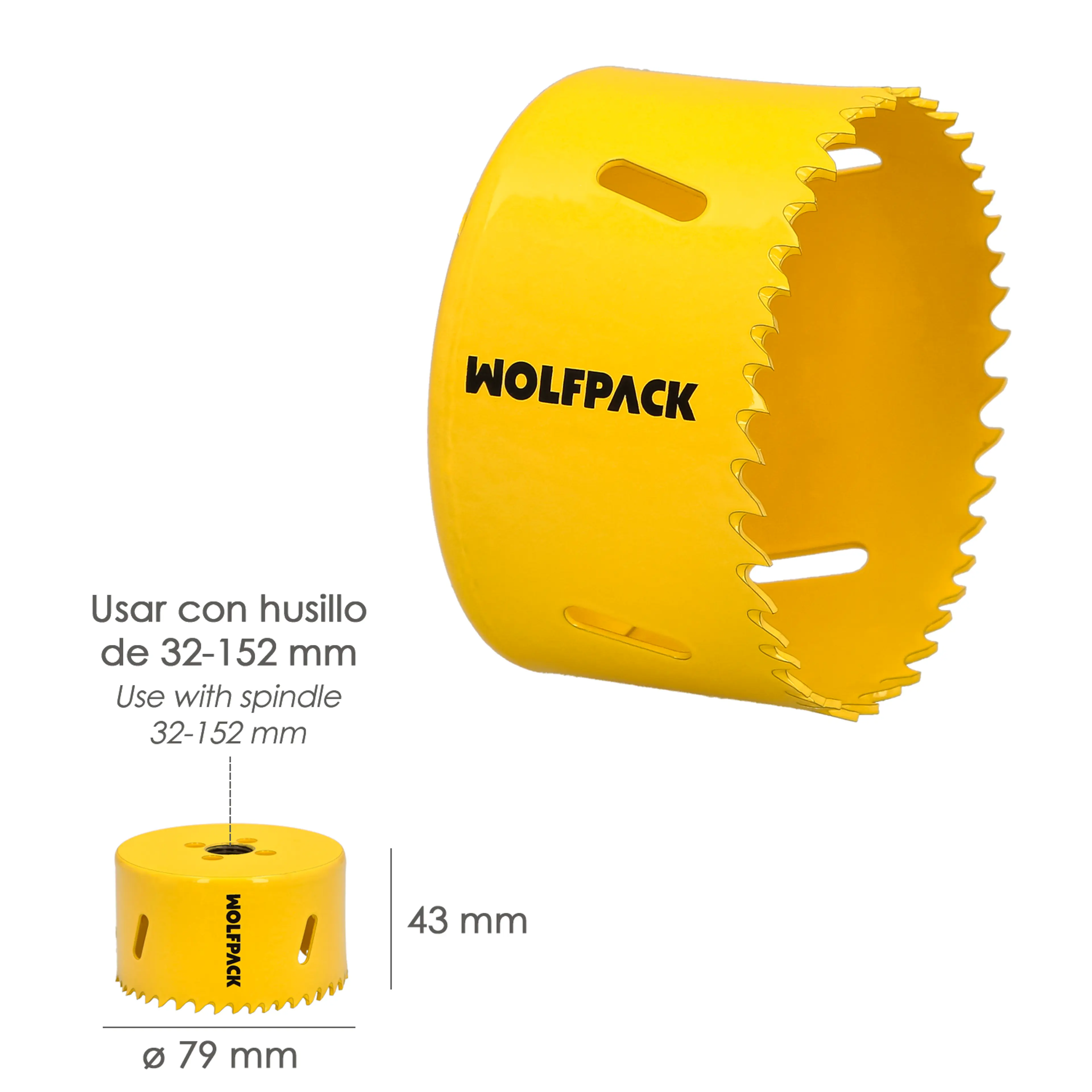 CORONA DE SIERRA BIMETAL TARGET  Ø 