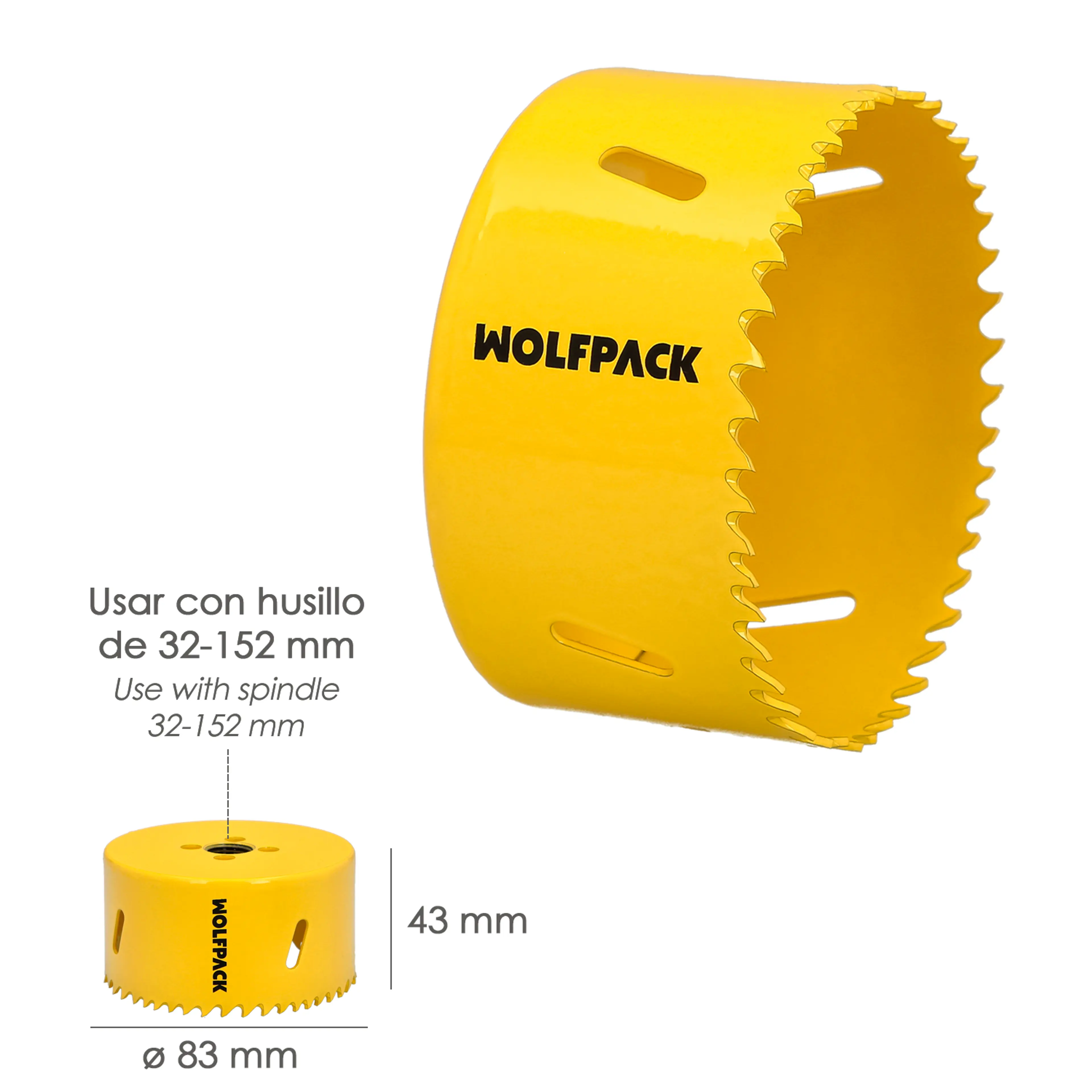 CORONA DE SIERRA BIMETAL TARGET  Ø 