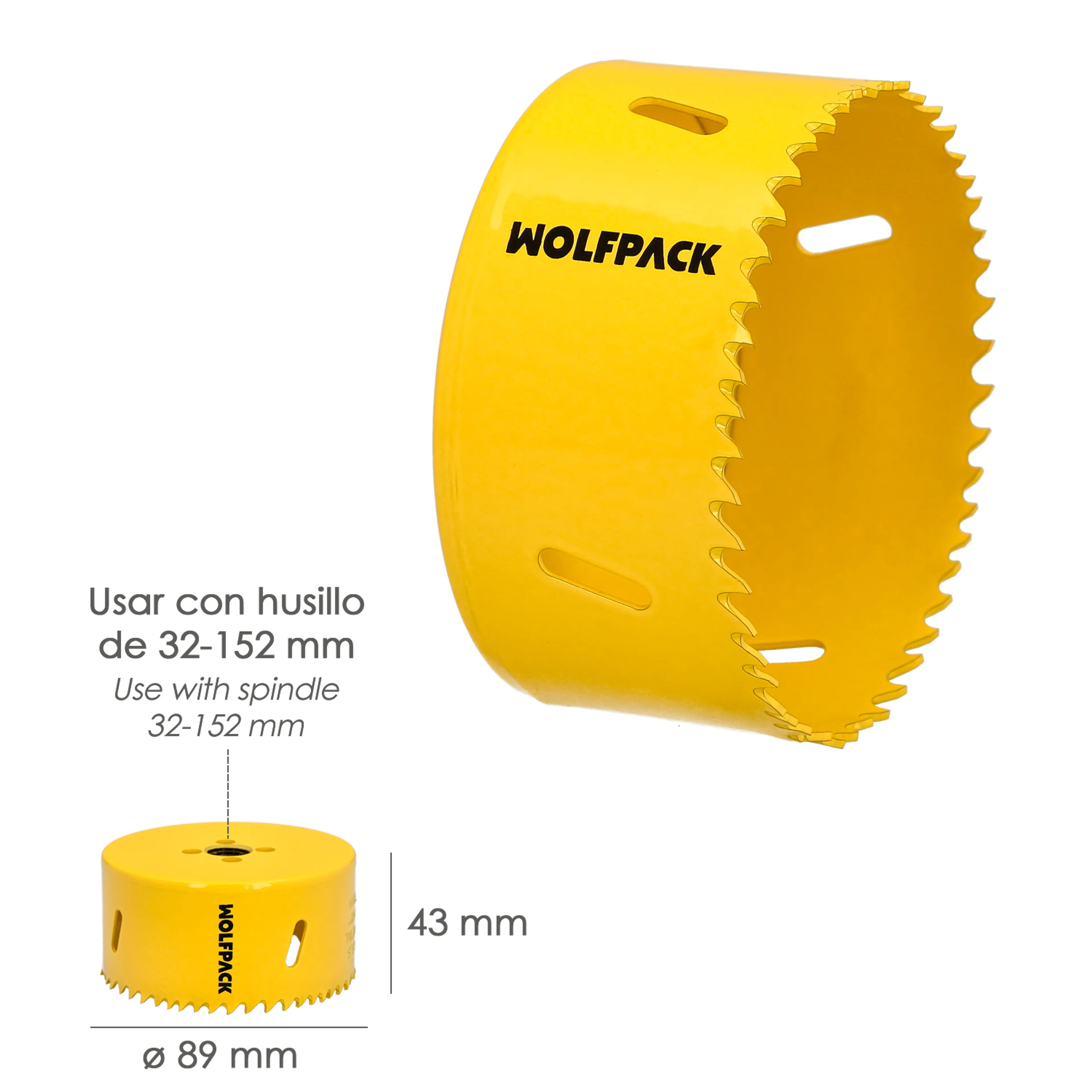 CORONA DE SIERRA BIMETAL TARGET  Ø 