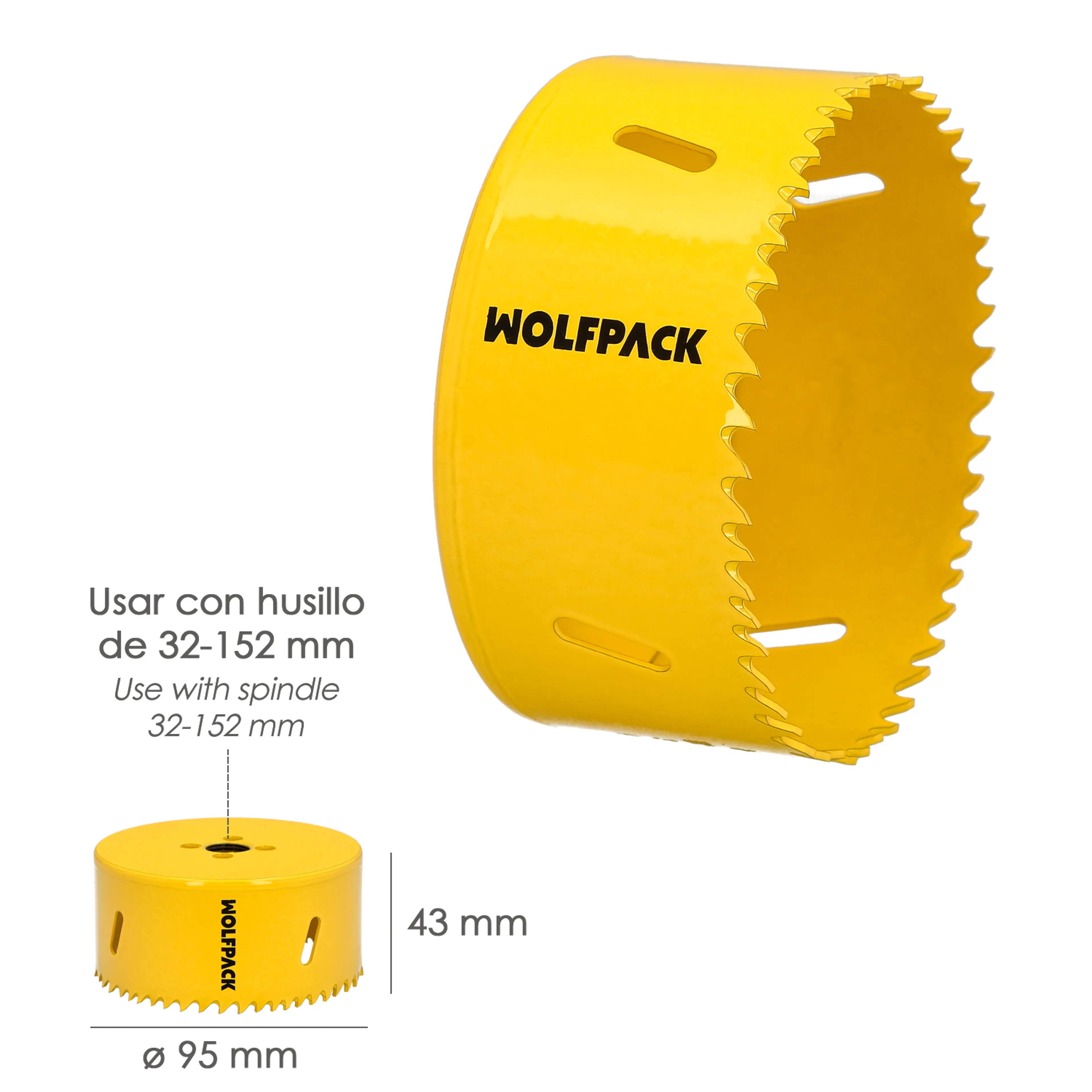 CORONA DE SIERRA BIMETAL TARGET  Ø 