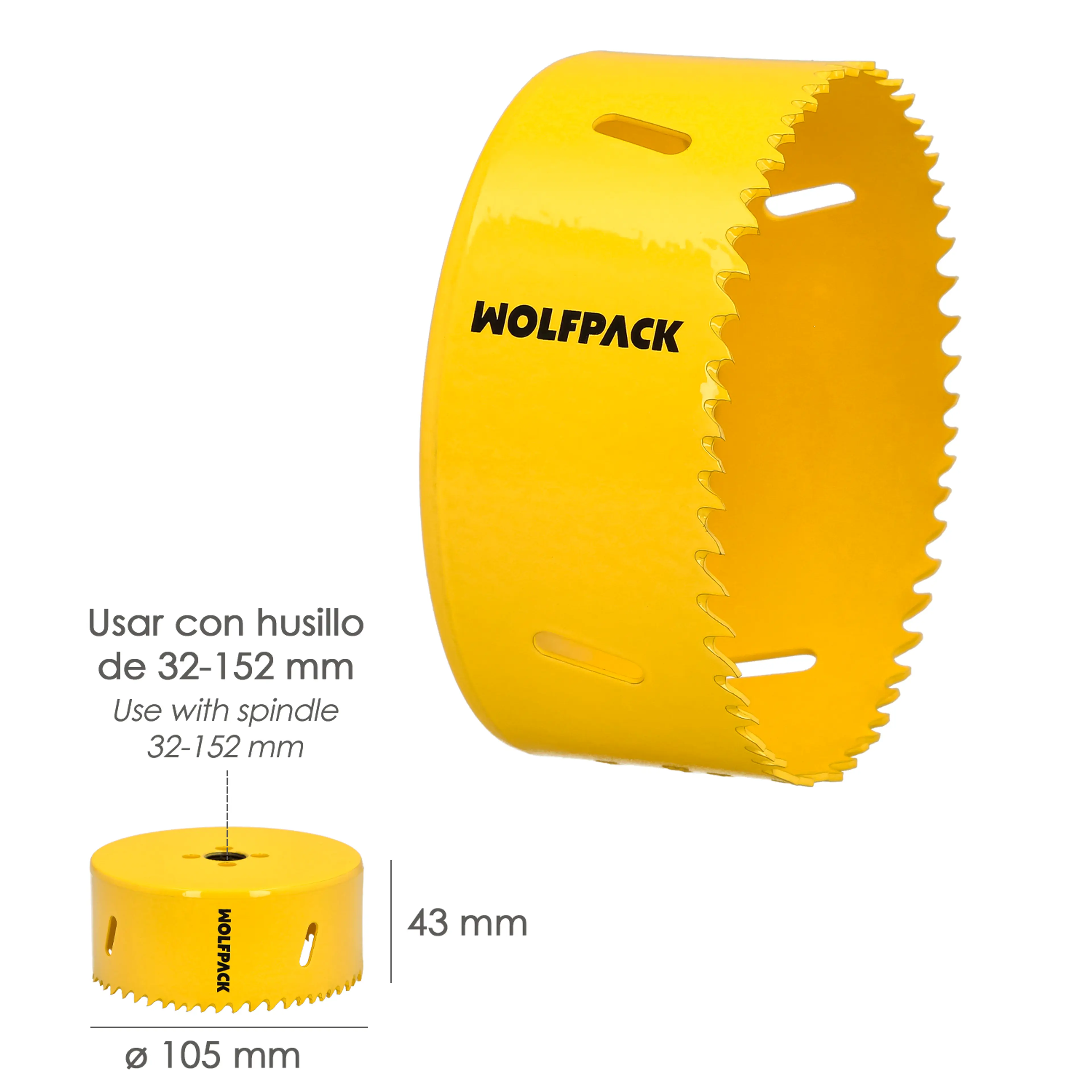 CORONA DE SIERRA BIMETAL TARGET  Ø 