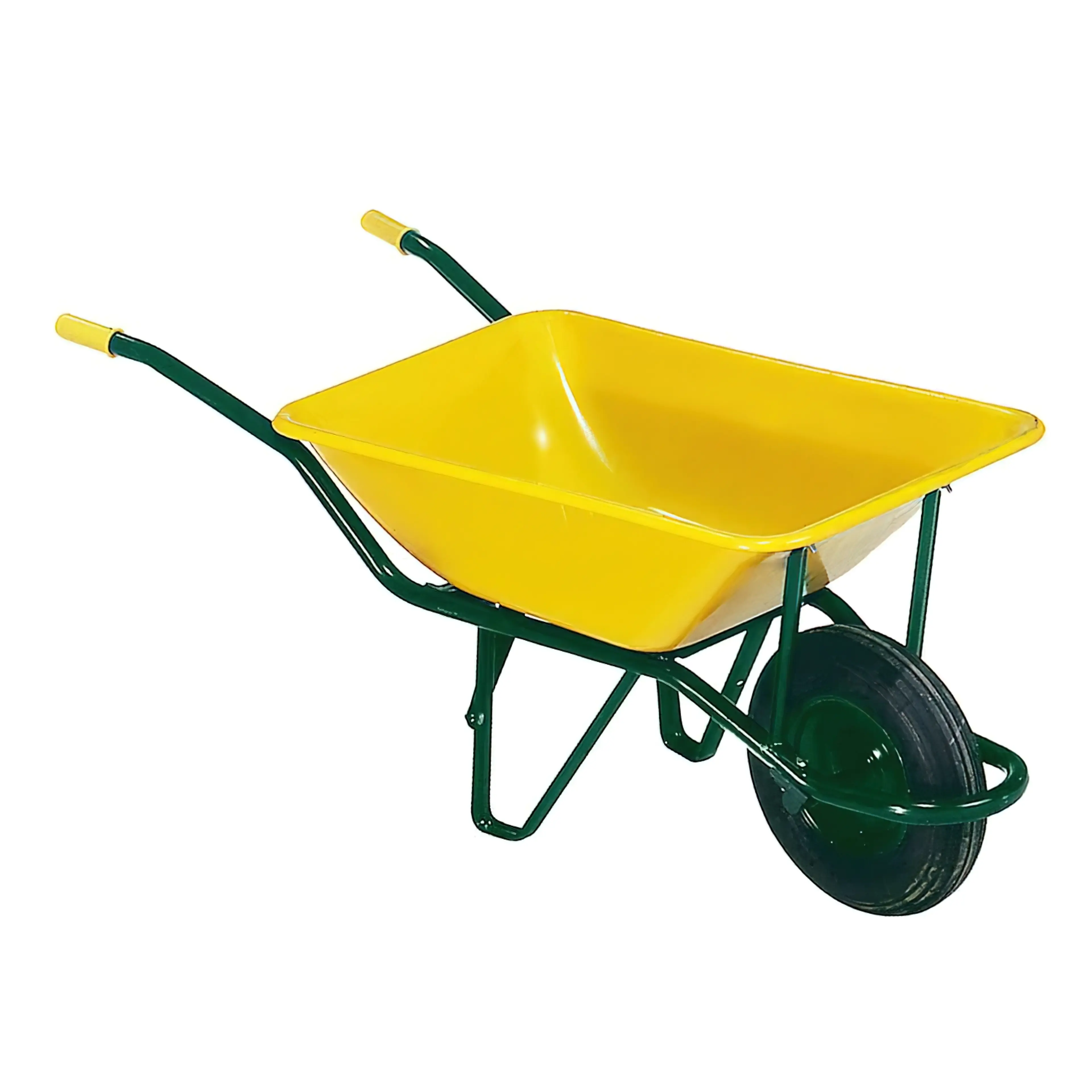 CARRETILLA OBRA AMARILLA METÁLICA D