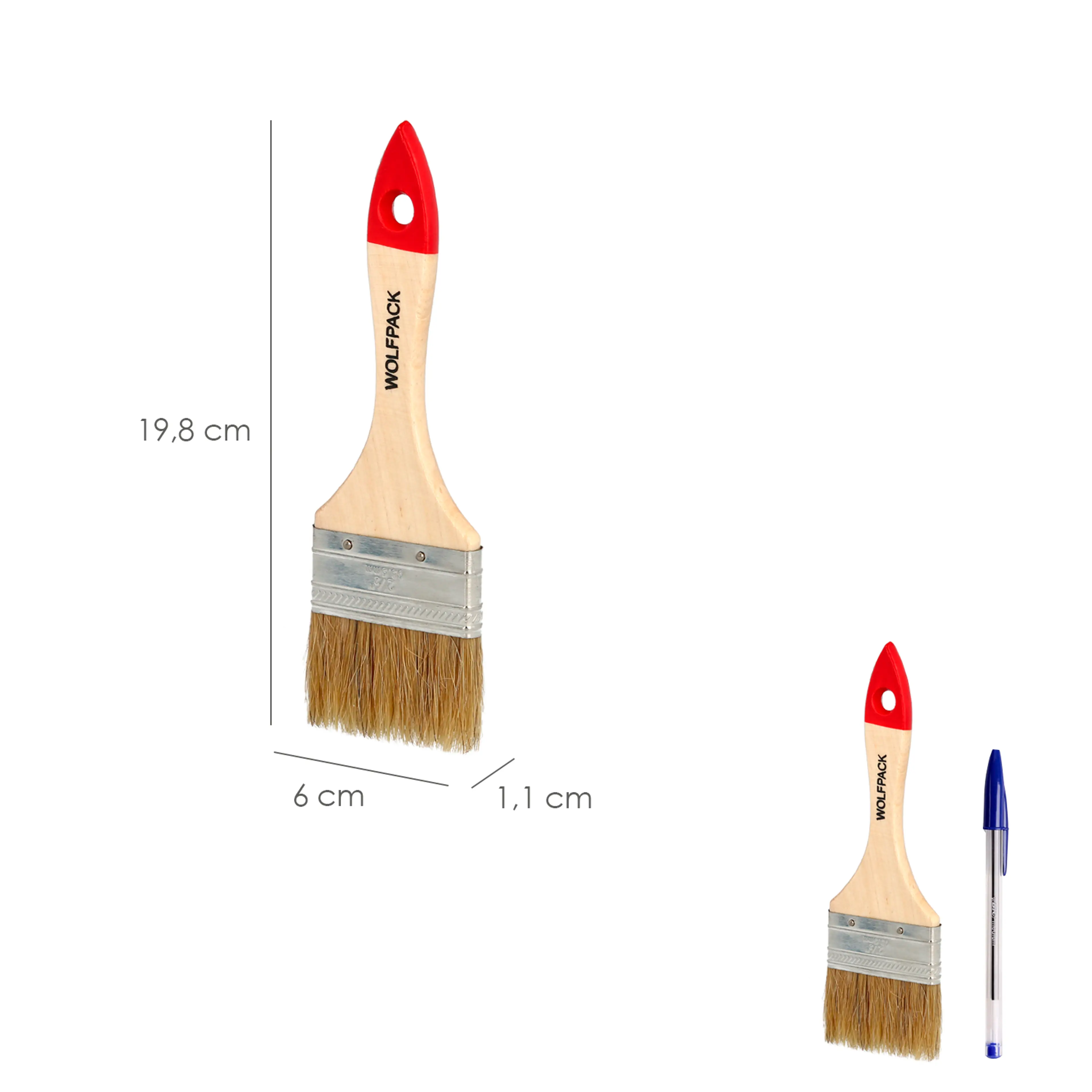 PALETINA BRICO DOBLE CERDA BLANCA N
