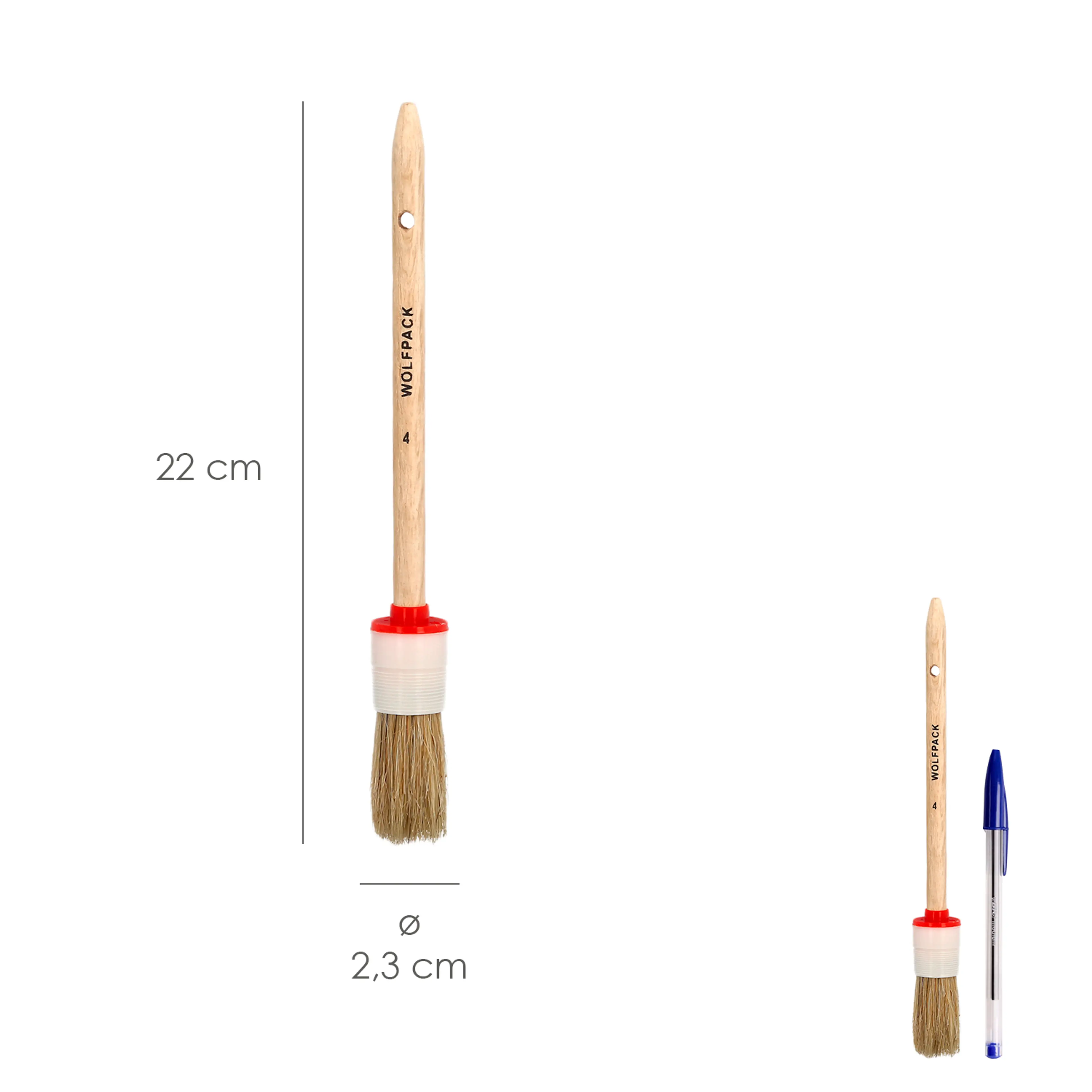 BROCHA BRICO REDONDA CERDA BLANCA N